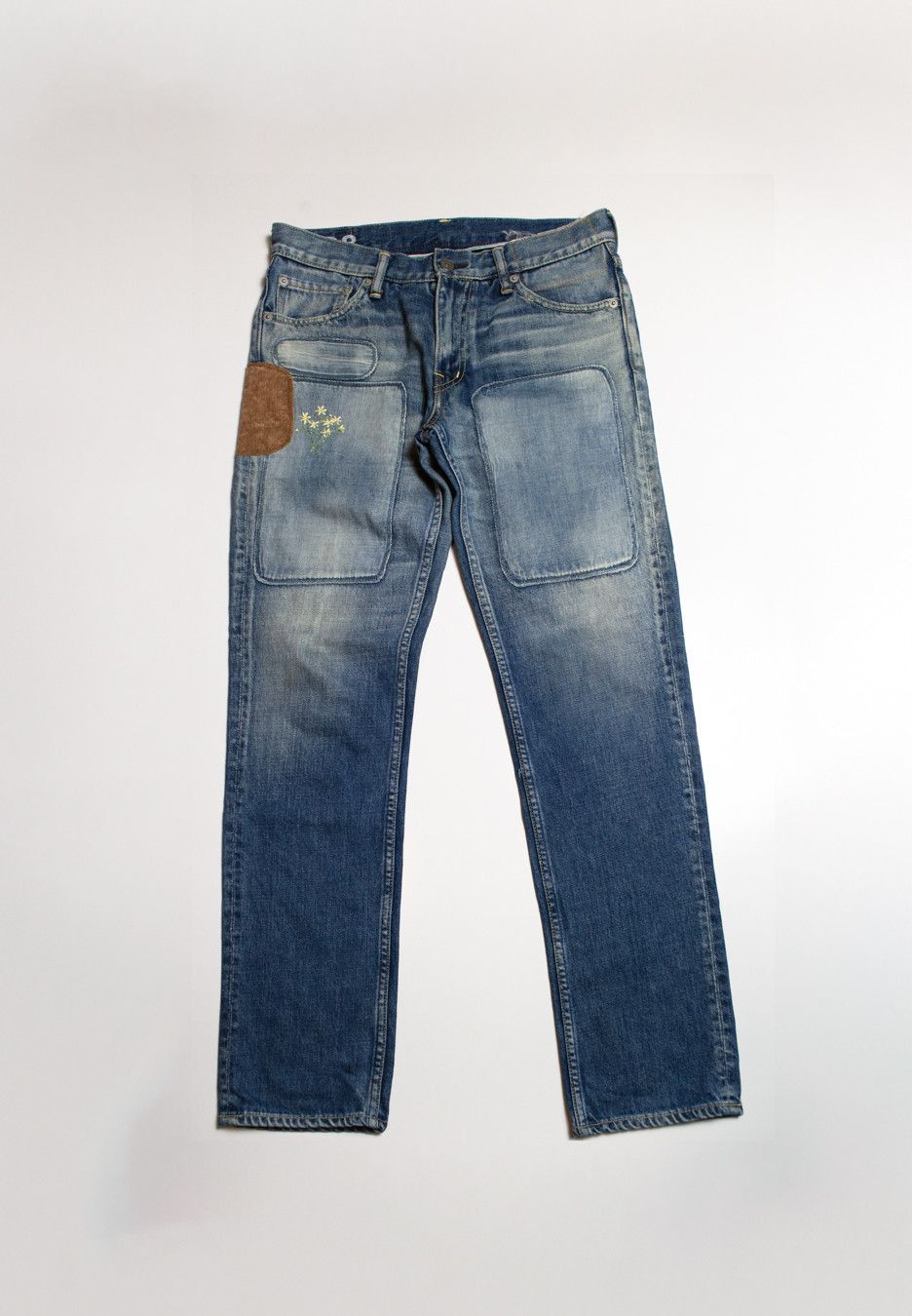 Visvim 03D8 PATCHWORK DENIM Size US 30 / EU 46 - 2 Thumbnail