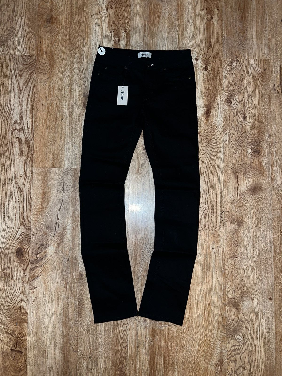 Acne Studios Slim Jeans Acne Distress Denim Low Rise 🟦 Size US 29 - 1 Thumbnail