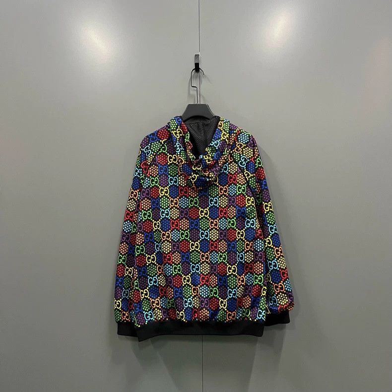 Gucci Gucci Magic Peach Candy Series Color Full Print GG Hooded J Size US M / EU 48-50 / 2 - 2 Thumbnail
