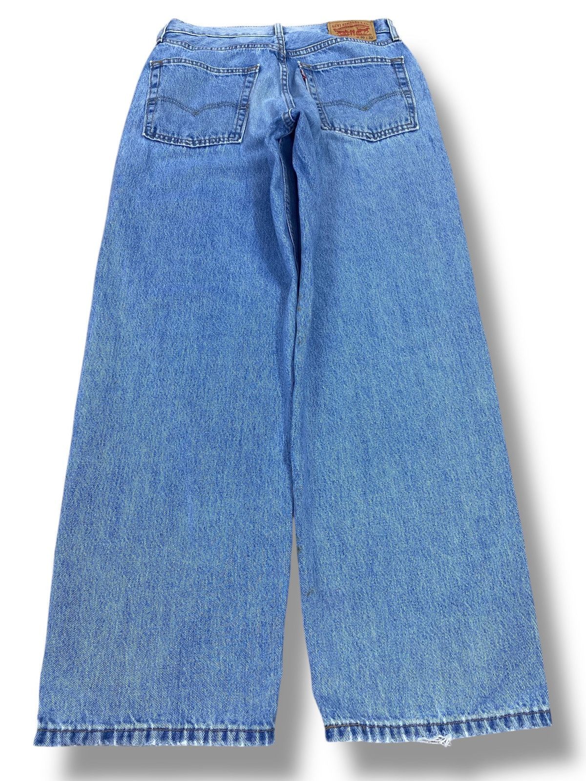 Levi's Levi’s Acid Wash Whiskered Style Straight Leg Jeans Size US 31 - 3 Thumbnail