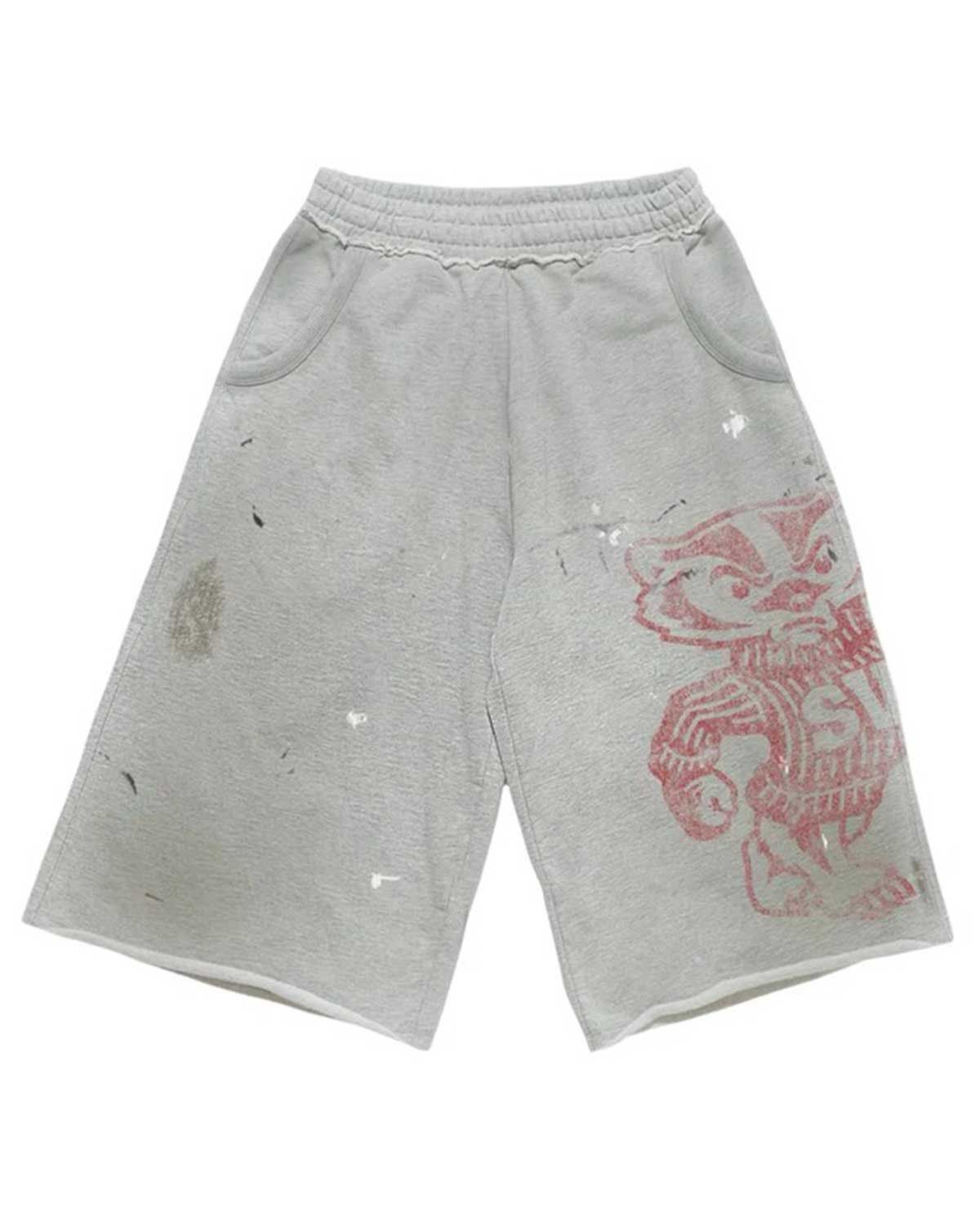 Saint Vanity Badgers Long Shorts Grey Size US 38 / EU 54 - 1 Thumbnail