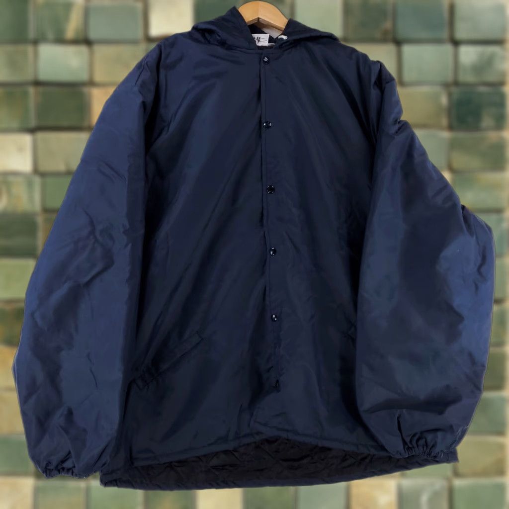 Vintage VINTAGE Gem Sportswear Hooded Parka Jacket Made USA Titans Blue Mens XL Jacket Size US XL / EU 56 / 4 - 1 Thumbnail