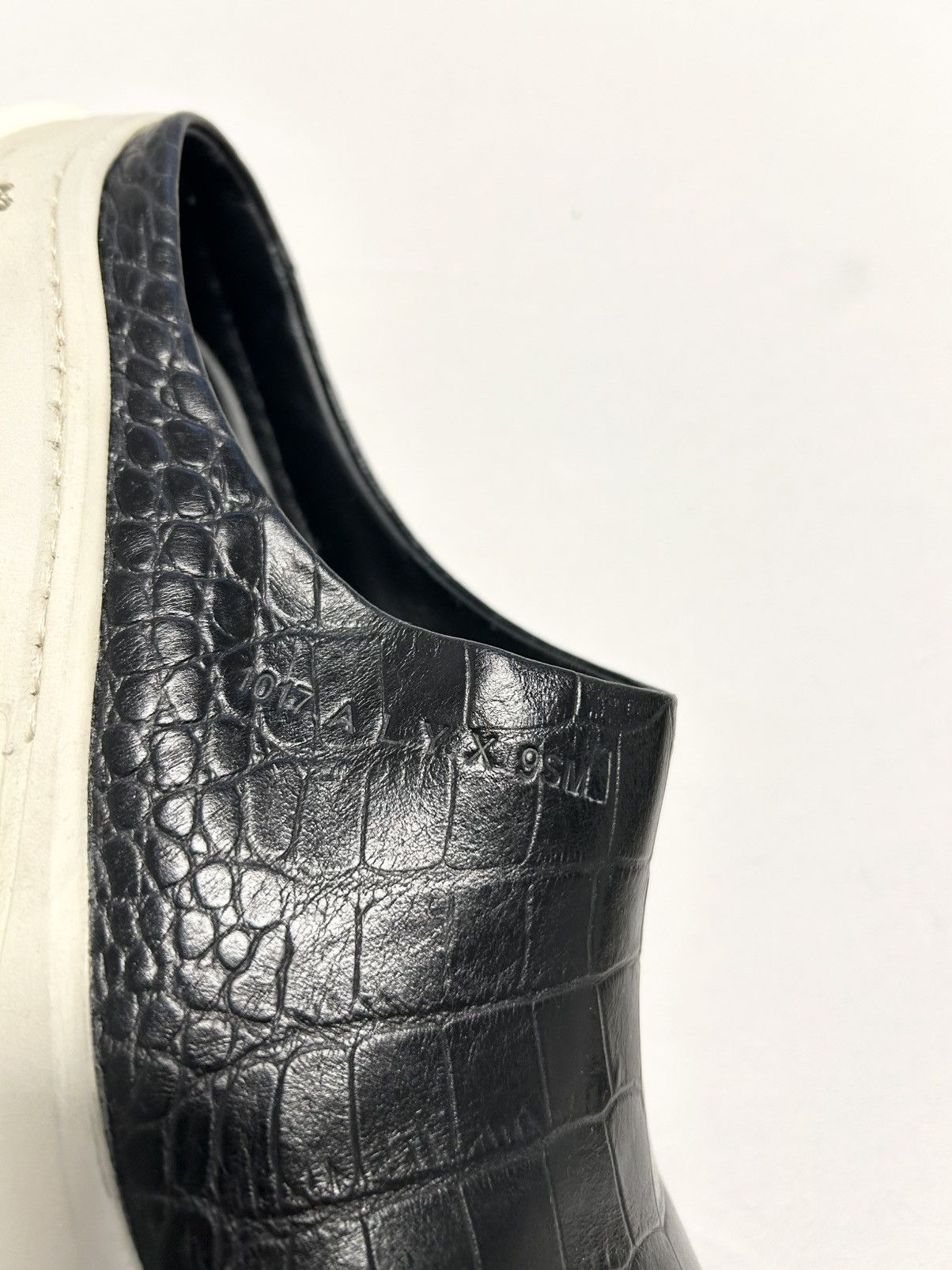 1017 ALYX 9SM SS2020 Croc Leather Vibram Clogs Size US 8 / EU 41 - 6 Thumbnail