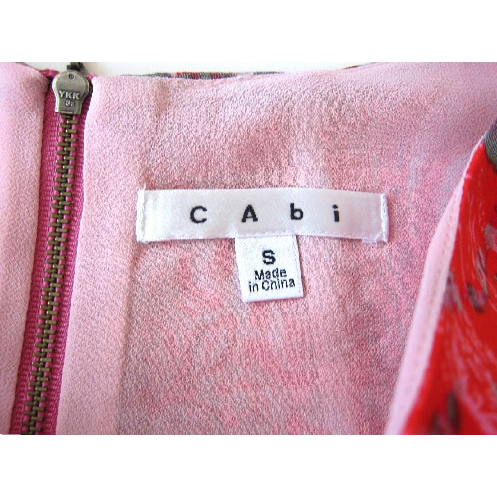 Vintage CAbi Neon Pink Orange Paisley Floral Sleeveless Tunic Tank Top Blouse Small Size S / US 4 / IT 40 - 4 Thumbnail