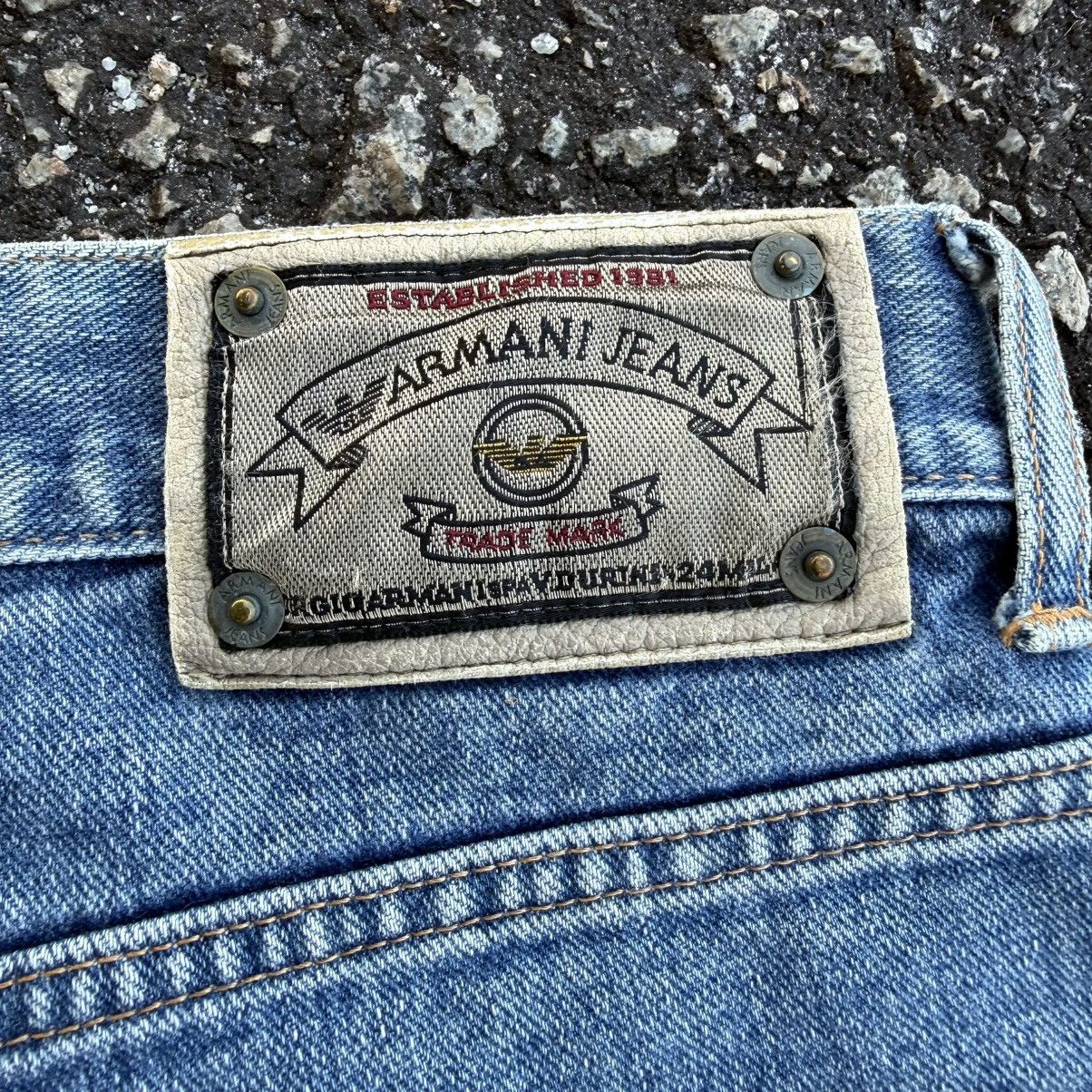 Armani Vintage Armani Jeans Button Fly Rusty Faded Denim Jean Size US 31 - 13 Thumbnail
