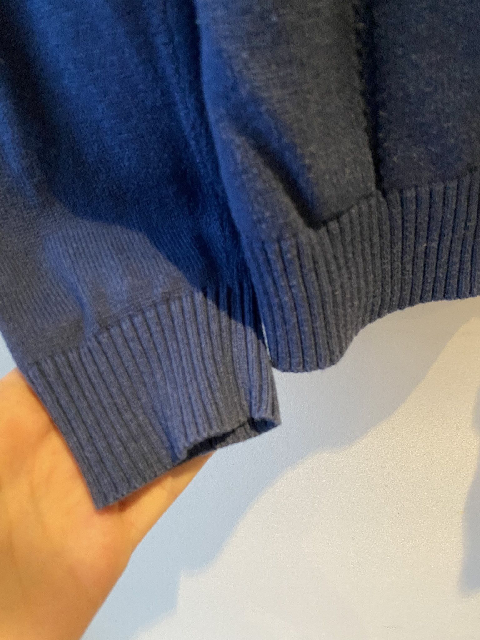 Wood Wood 48/M - Wool/Cotton - Cooper Pointelle Stripe LS Polo Size US M / EU 48-50 / 2 - 6 Thumbnail