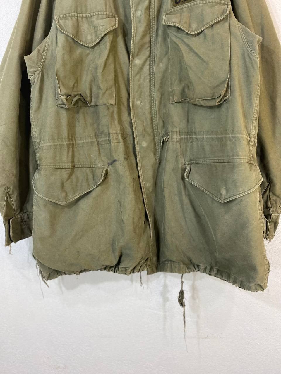 Vintage vintage us army heavy jacket distressed talon zipper Size US XL / EU 56 / 4 - 4 Thumbnail