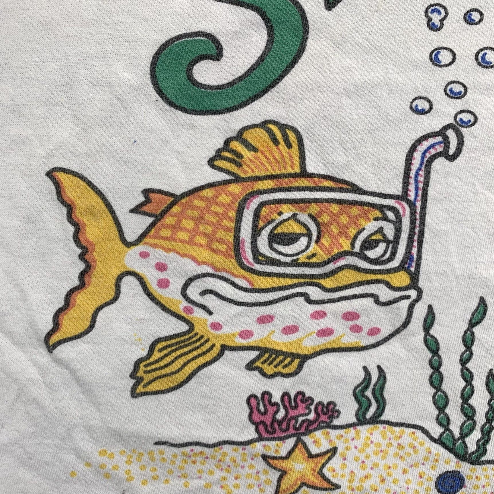 Vintage VINTAGE Mexico Tank Top Men’s Large Unisex Sleeveless Graphic Fish Print Snorkeling Beachwear Size US L / EU 52-54 / 3 - 4 Thumbnail