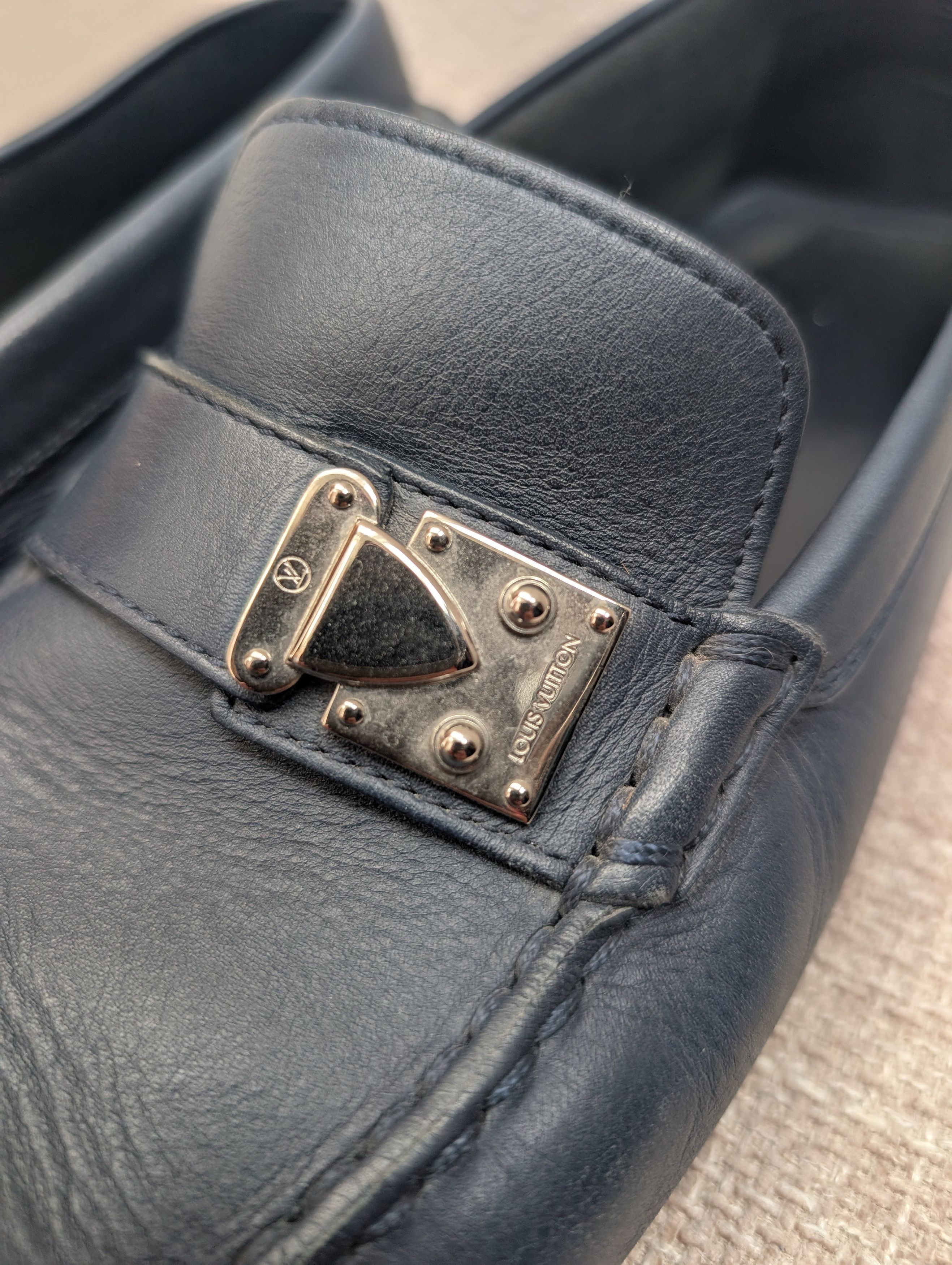 Louis Vuitton Men's Louis Vuitton Blue Lombok Loafer - Size US 9 Size US 9 / EU 42 - 7 Thumbnail