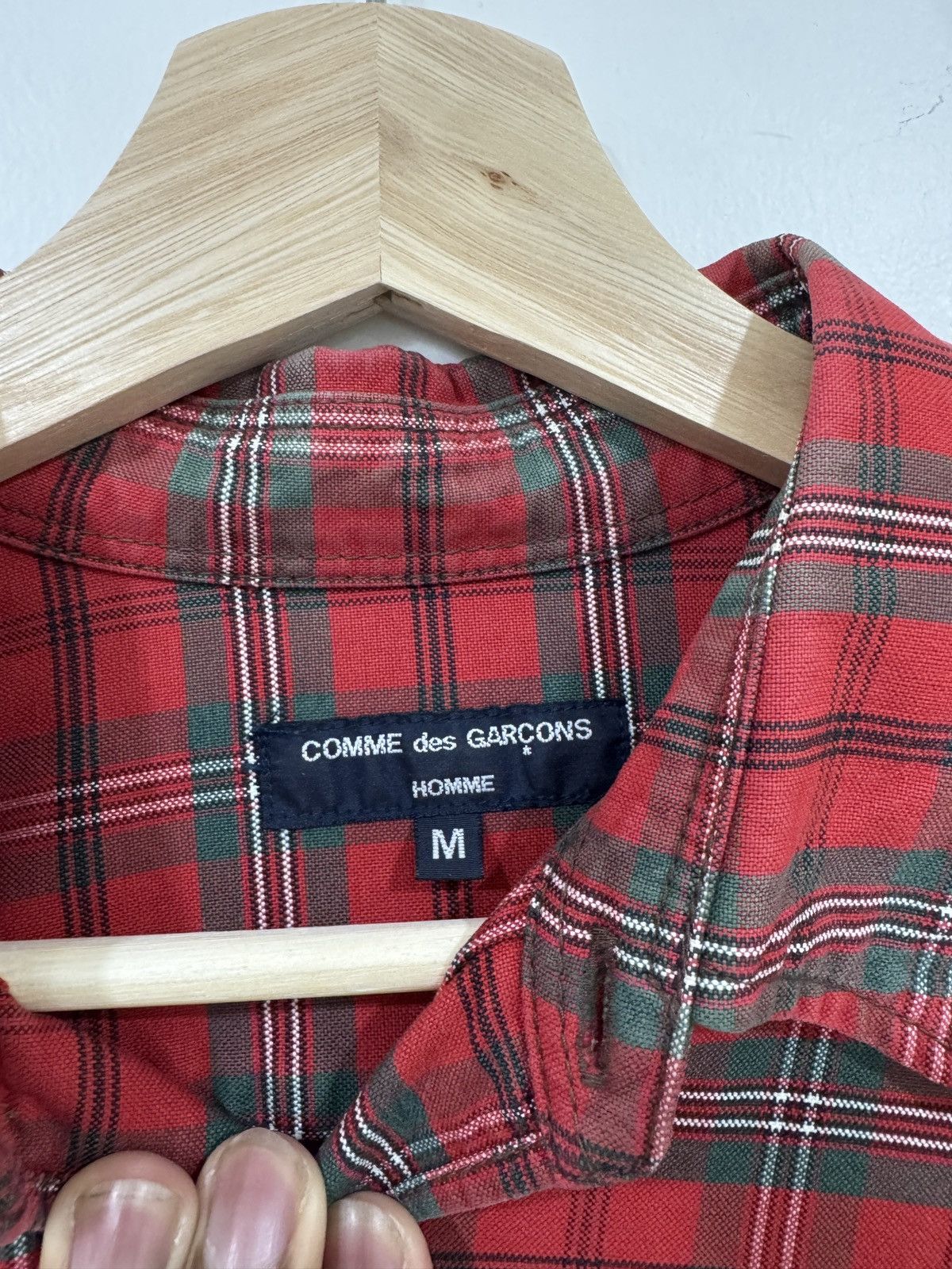 Comme des Garcons Comme des garcons homme plaid shirt Size US M / EU 48-50 / 2 - 3 Thumbnail