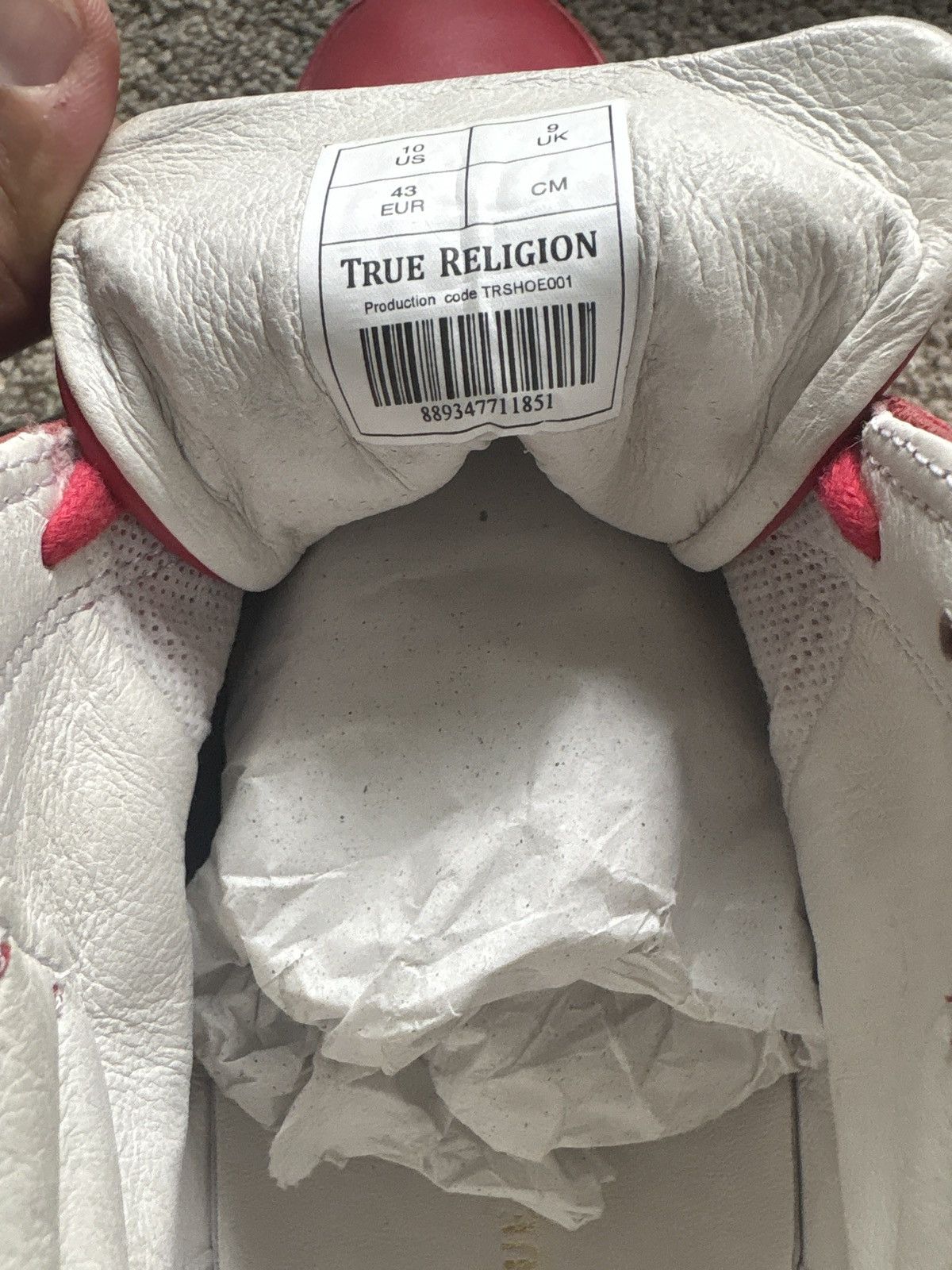 Trshoe001 TRUE RELIGION