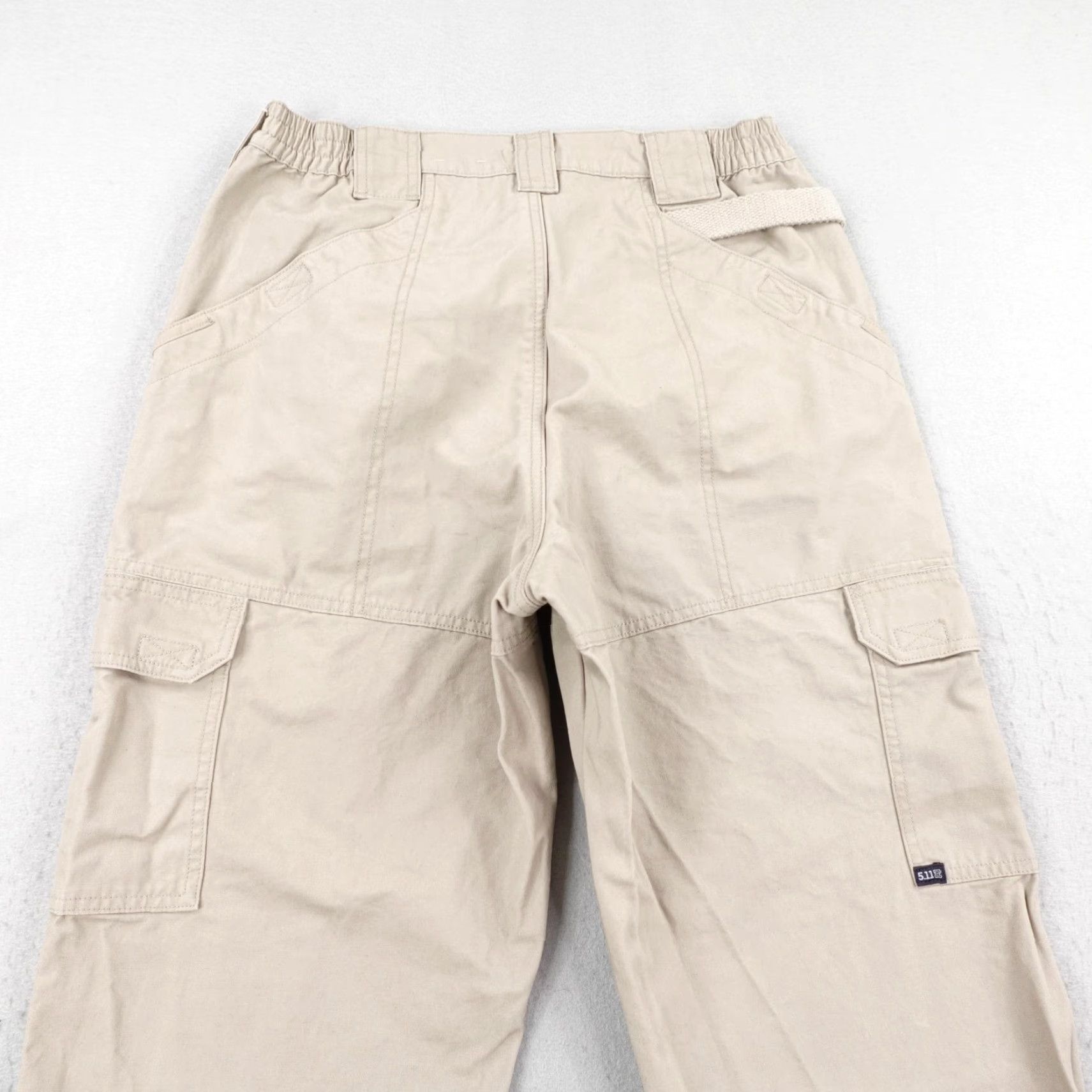 Vintage 5.11 Tactical Pants Mens 32x34 Khaki Tan Cotton Canvas Cargo Utility Work 74251 Size US 32 / EU 48 - 5 Thumbnail