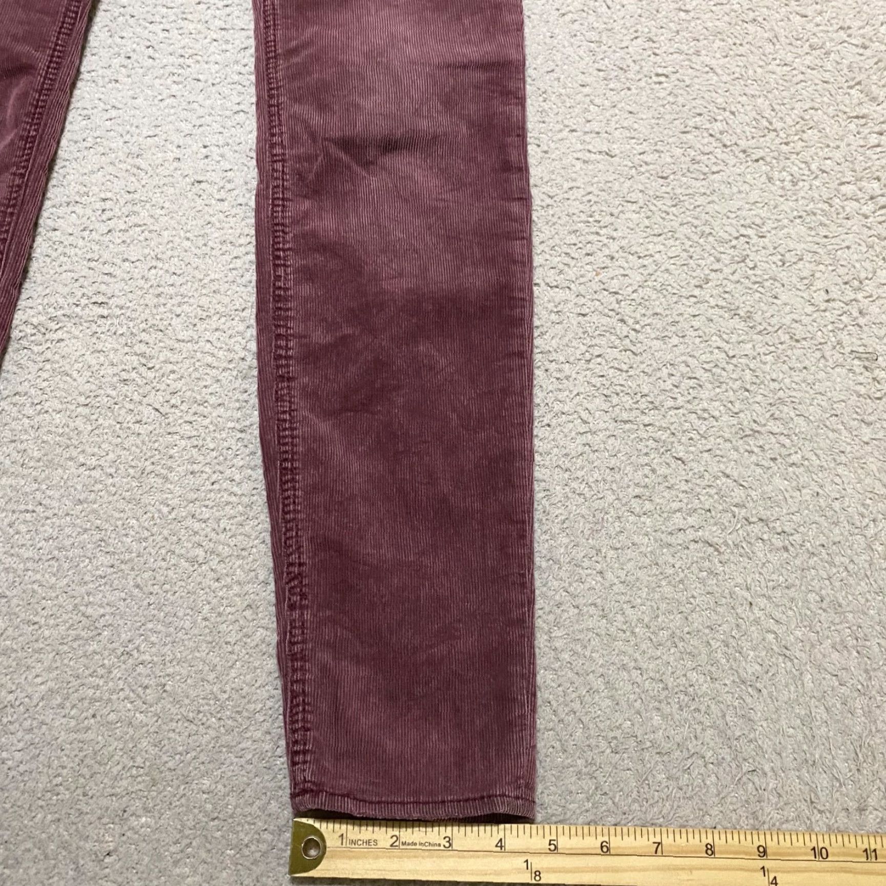 Silver Jeans Co. Silver Jeans Womens Purple Corduroy Suki Jegging Medium Wash Mid Rise 27 Inseam 29 Pocket Stretch Jeans Size 27" / US 4 / IT 40 - 7 Thumbnail