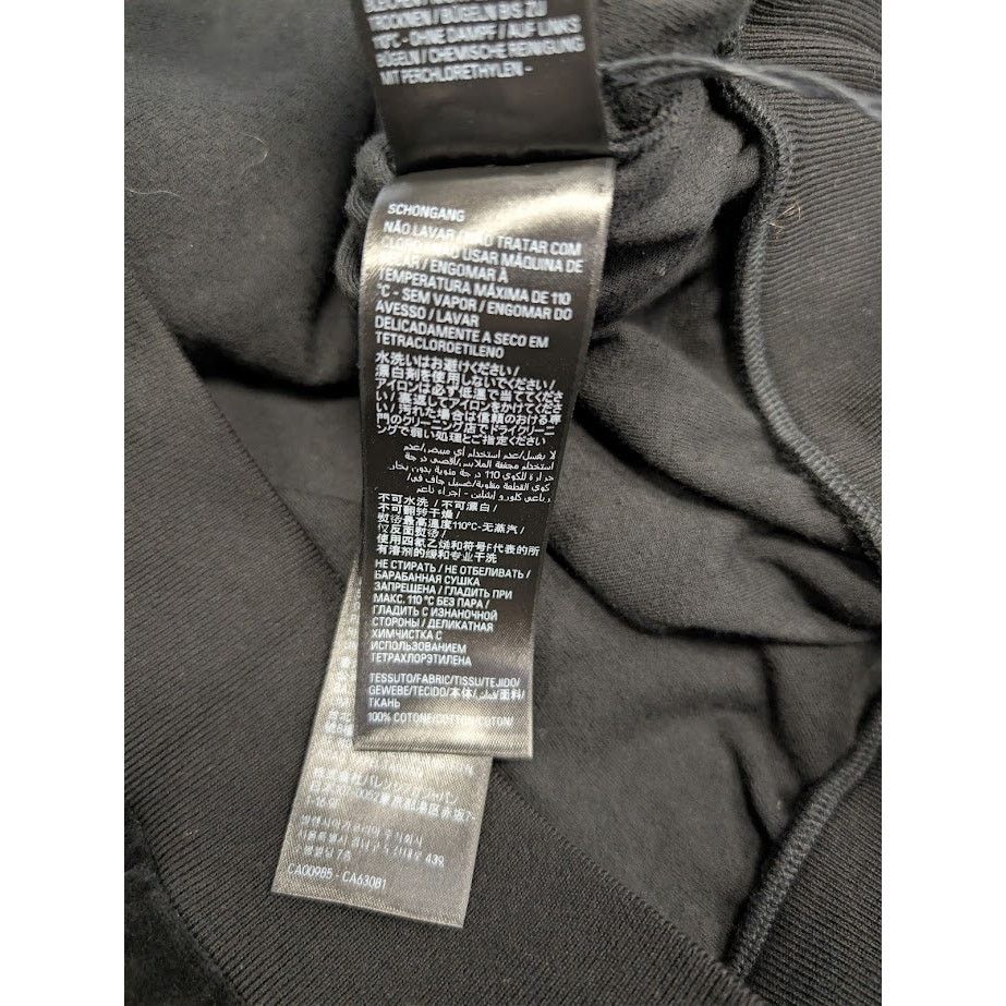 Balenciaga o1rshd1 Oversized Zip-Up Hoodies in Black/White Size US M / EU 48-50 / 2 - 19 Thumbnail