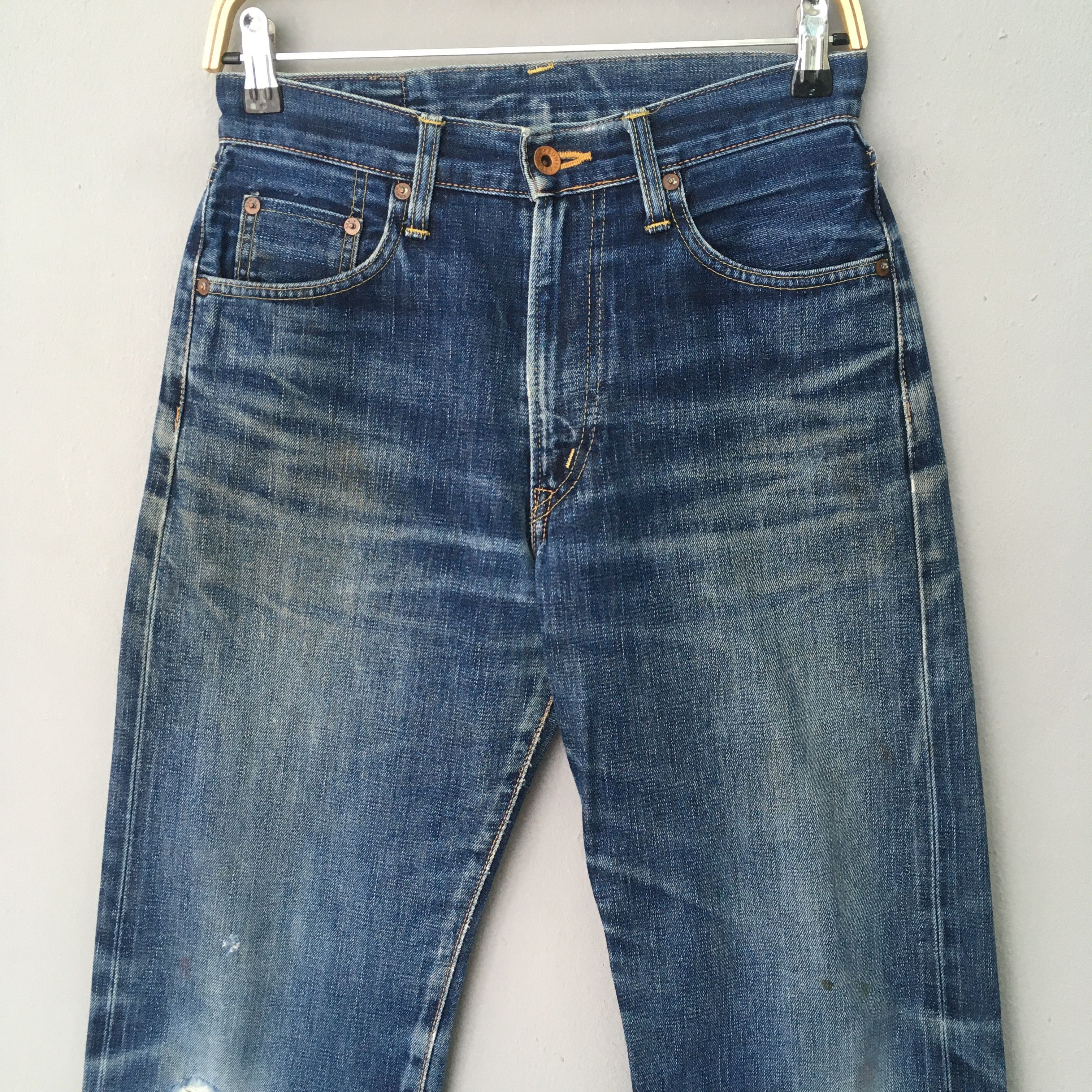 Edwin Size 27x27 Vintage 90s Edwin E Function Faded Jeans S1456 Size US 27 - 2 Thumbnail