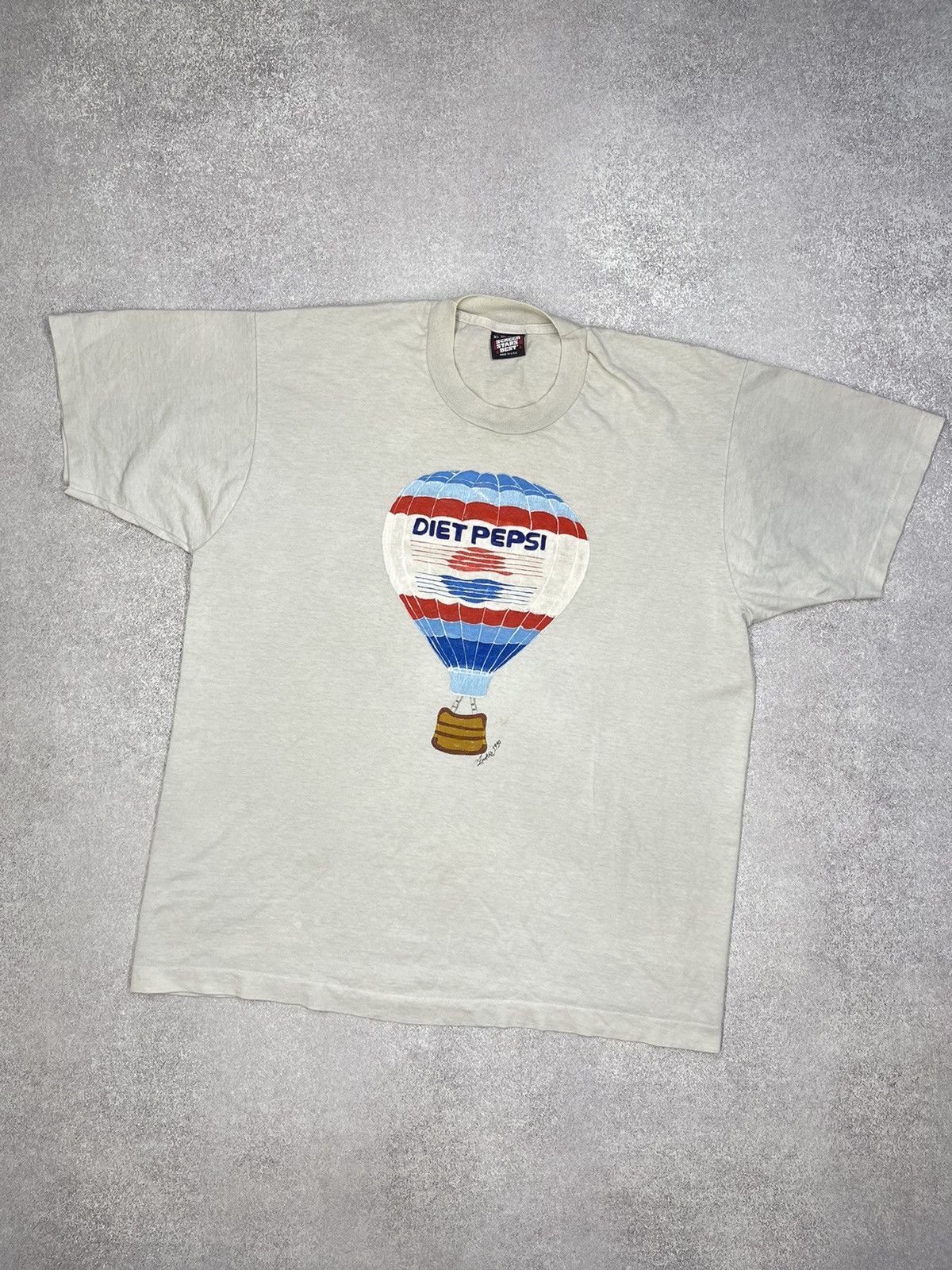 Pepsi Vintage Diet Pepsi 1990 Picture Made in USA Y2K Size US XL / EU 56 / 4 - 1 Thumbnail