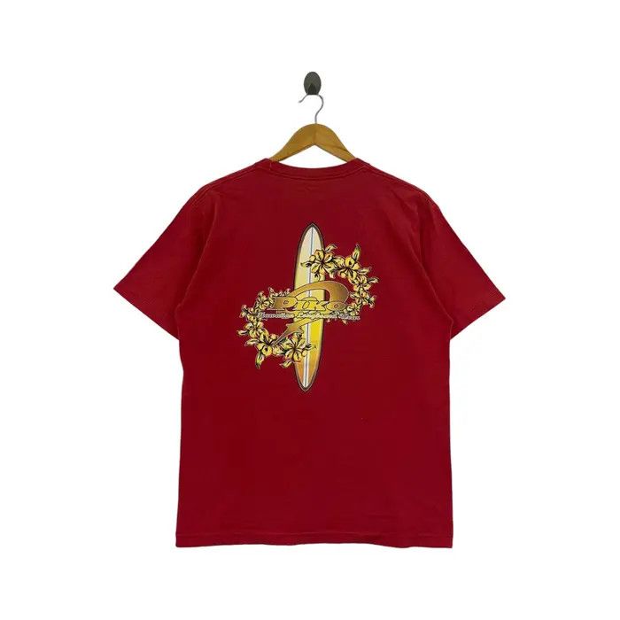 Vintage Vintage PIKO HAWAIIAN LONGBOARD Red Tee Shirt Size US M / EU 48-50 / 2 - 3 Thumbnail