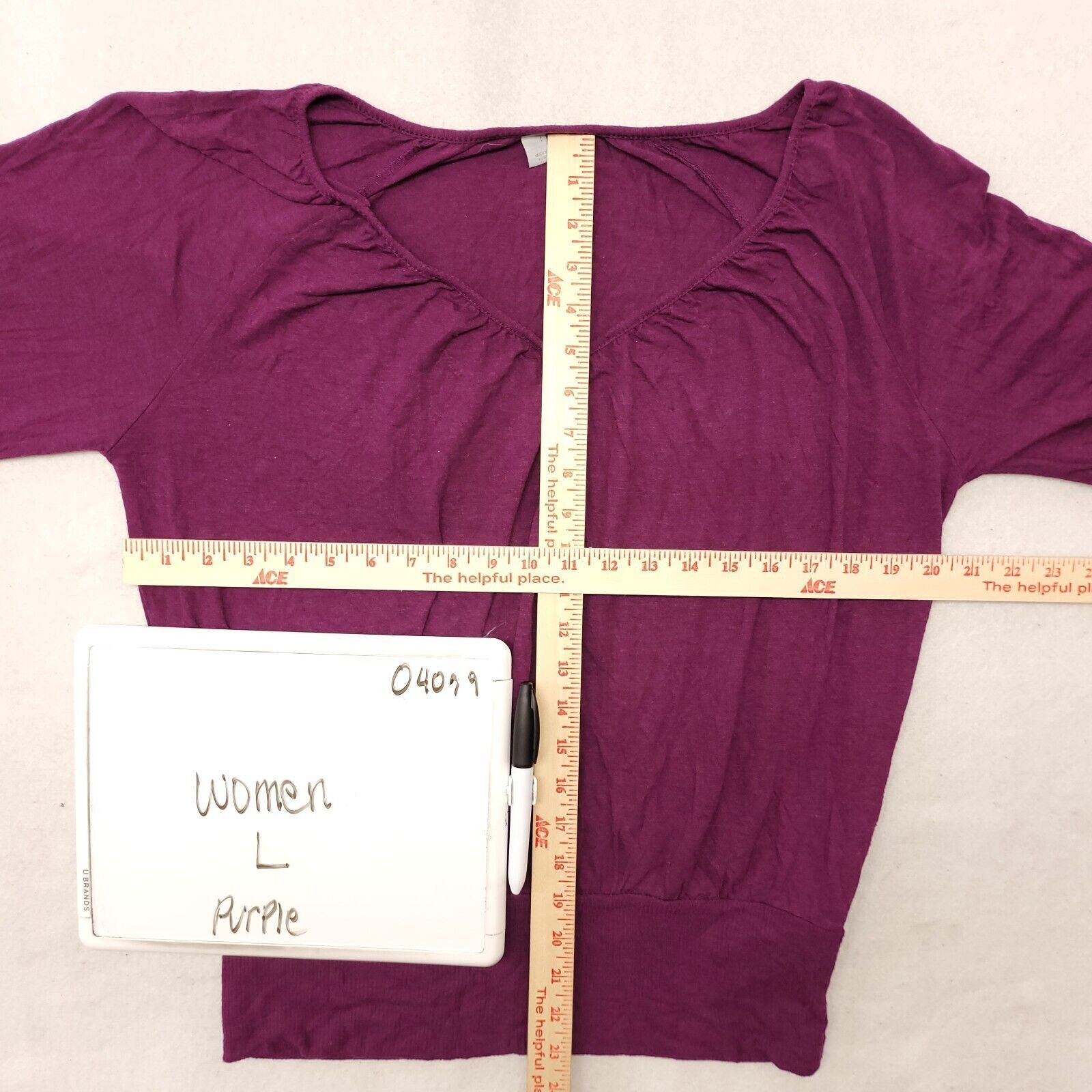 Old Navy Old Navy Casual Pullover Blouse Womens Size Large L Purple Size L / US 10 / IT 46 - 6 Thumbnail