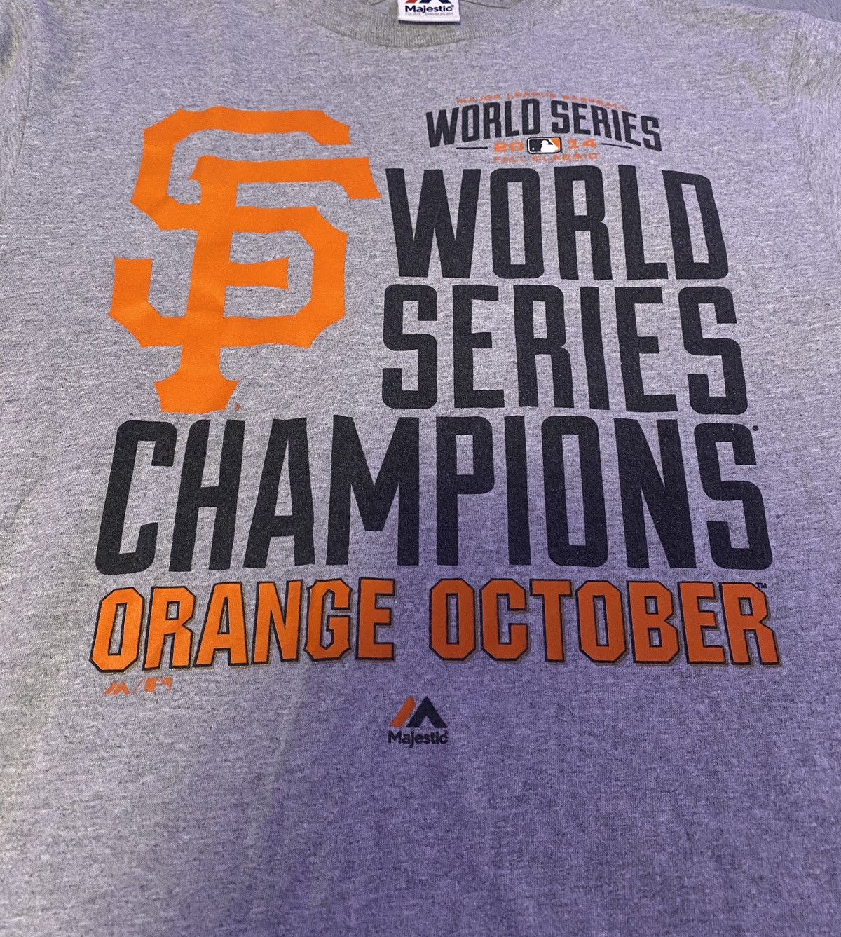 MLB Vintage MLB World Champions 2012 San Francisco Giants TShirt Size US M / EU 48-50 / 2 - 2 Thumbnail