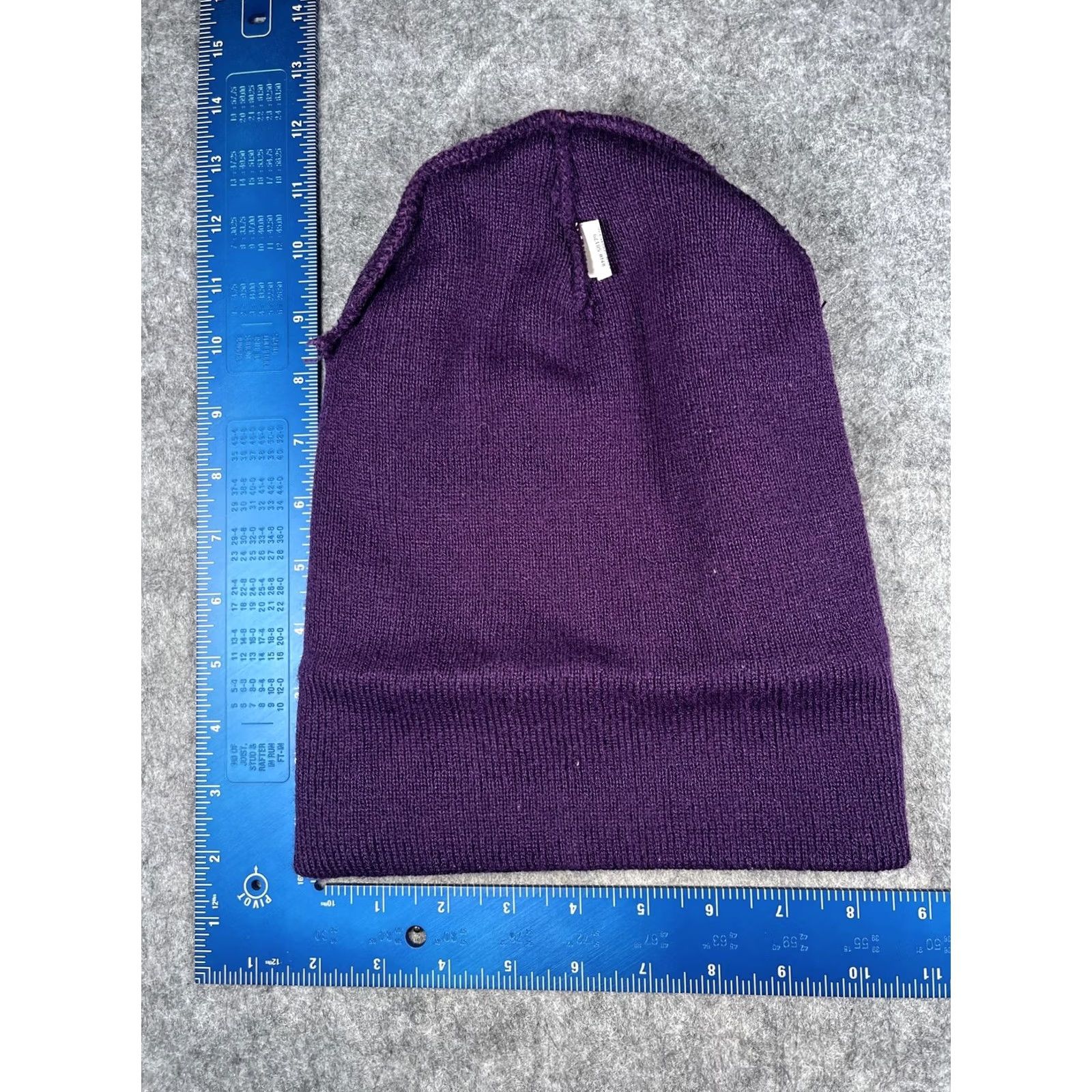 Vintage Wana Beanie Unisex One Size Purple Knit Logo Stretch Winter Casual Size ONE SIZE - 6 Thumbnail
