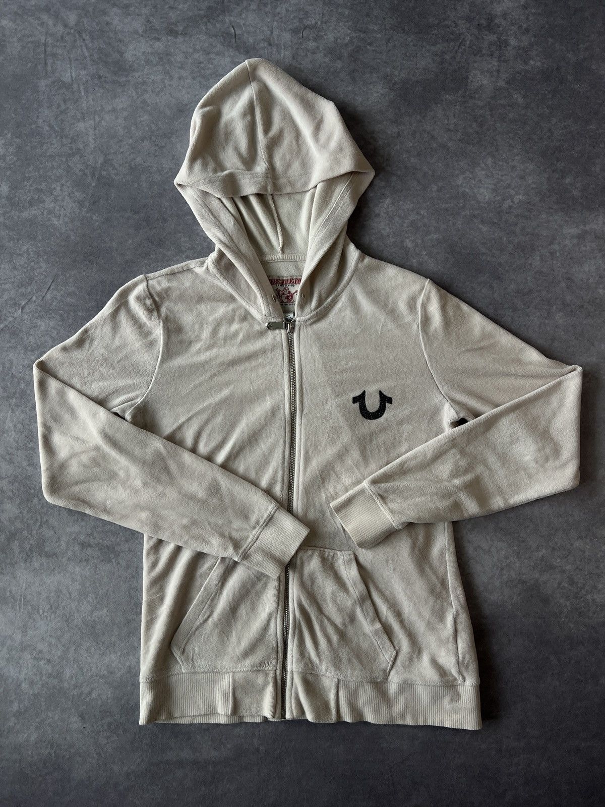 True Religion True Religion Big T Logo Full Zip Hoodie S Size Size S / US 4 / IT 40 - 2 Thumbnail