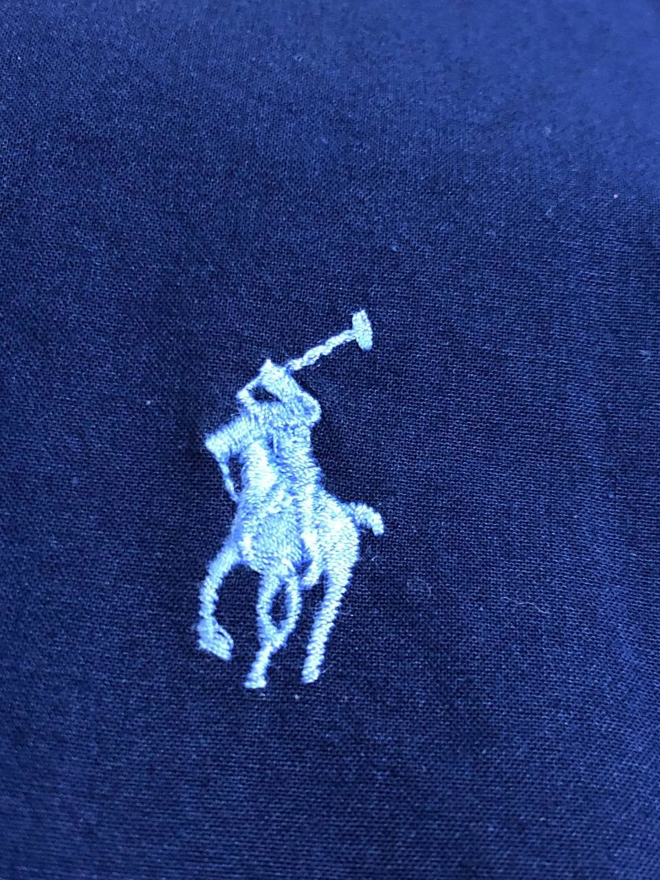 Polo Ralph Lauren Polo Ralph Lauren Navy Button Down Shirt Custom Fit Size XXL Size US XXL / EU 58 / 5 - 6 Thumbnail