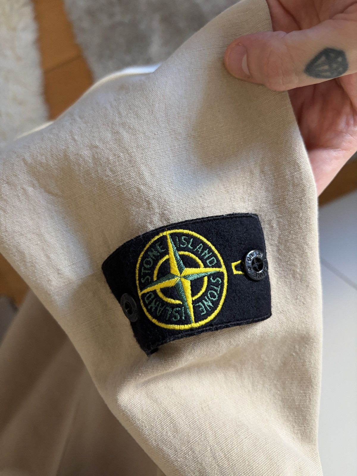 Stone Island Stone Island Compact Linen Jacket Size US L / EU 52-54 / 3 - 4 Thumbnail