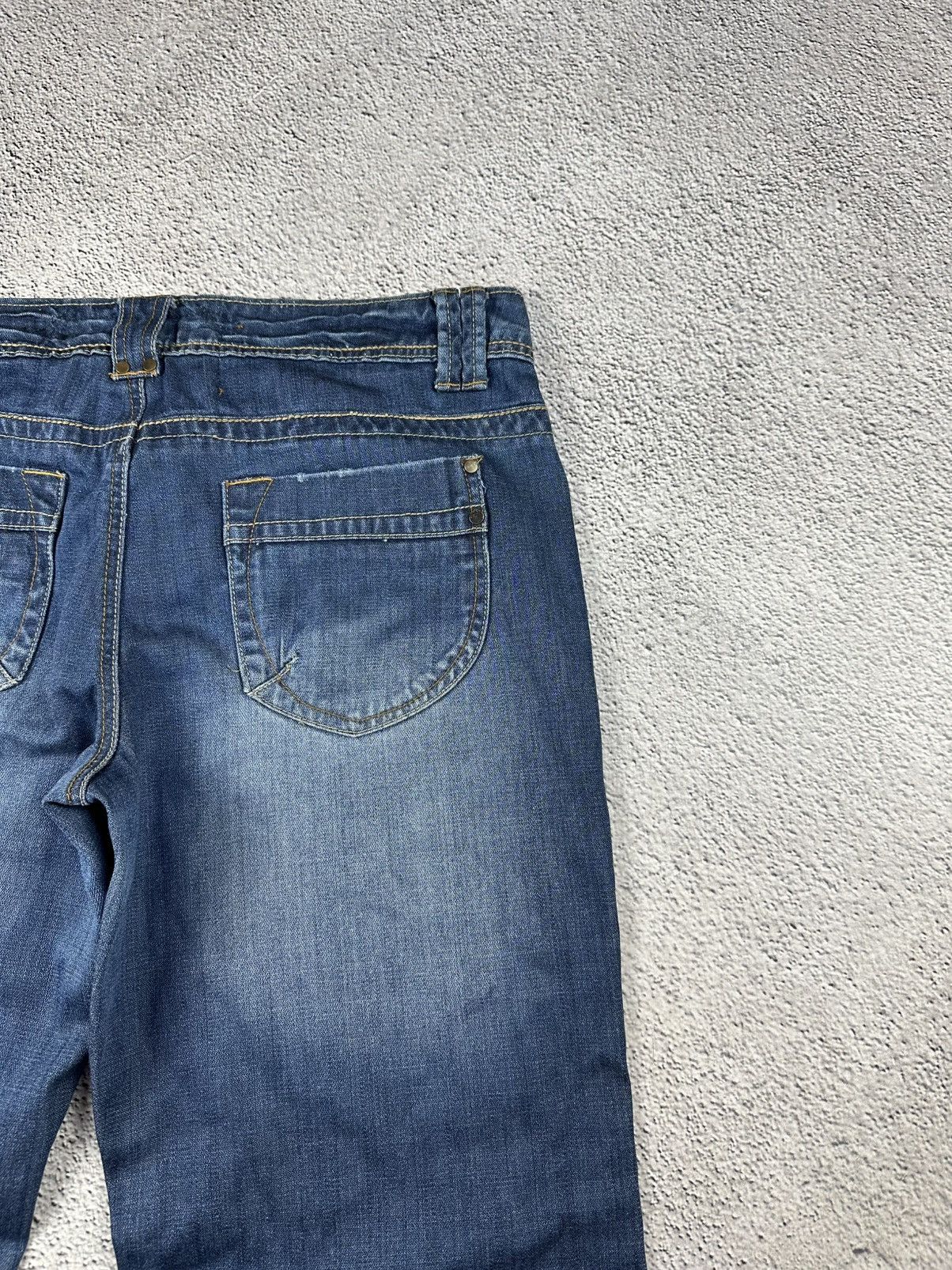 If Six Was Nine Vintage Baggy Jeans Faded Japan Trashed Y2K Avant Garde SK8 Size 32" / US 10 / IT 46 - 6 Thumbnail