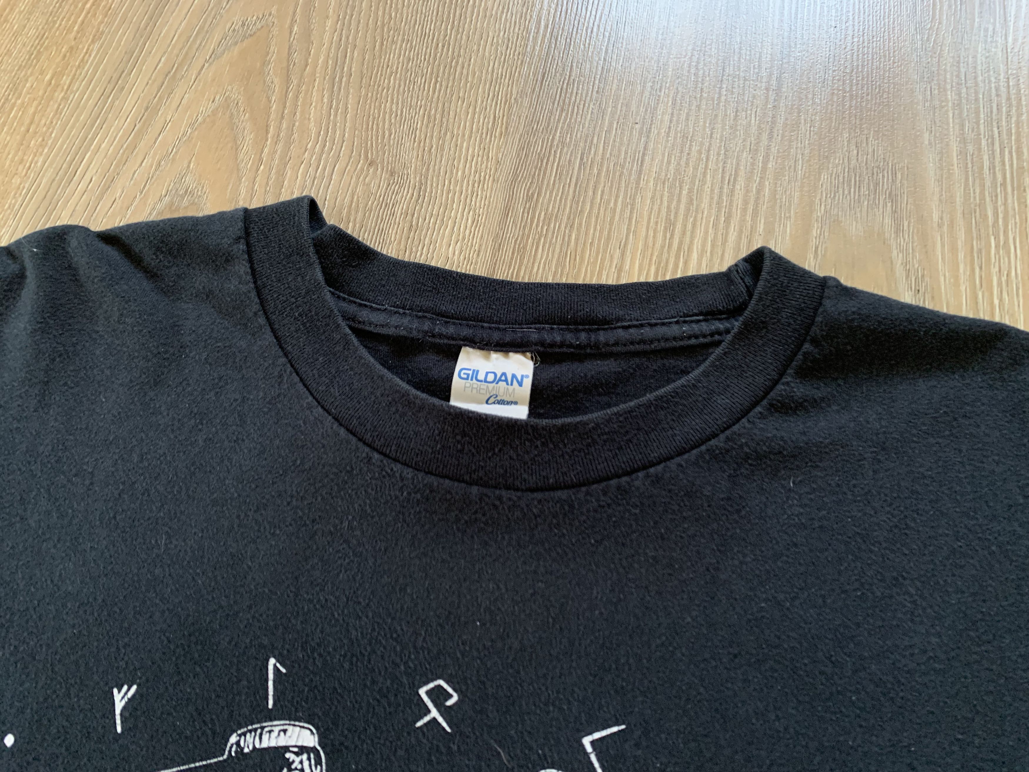 Gildan × Other Vintage Ghotic Floki Black T Shirt Size US XL / EU 56 / 4 - 4 Thumbnail