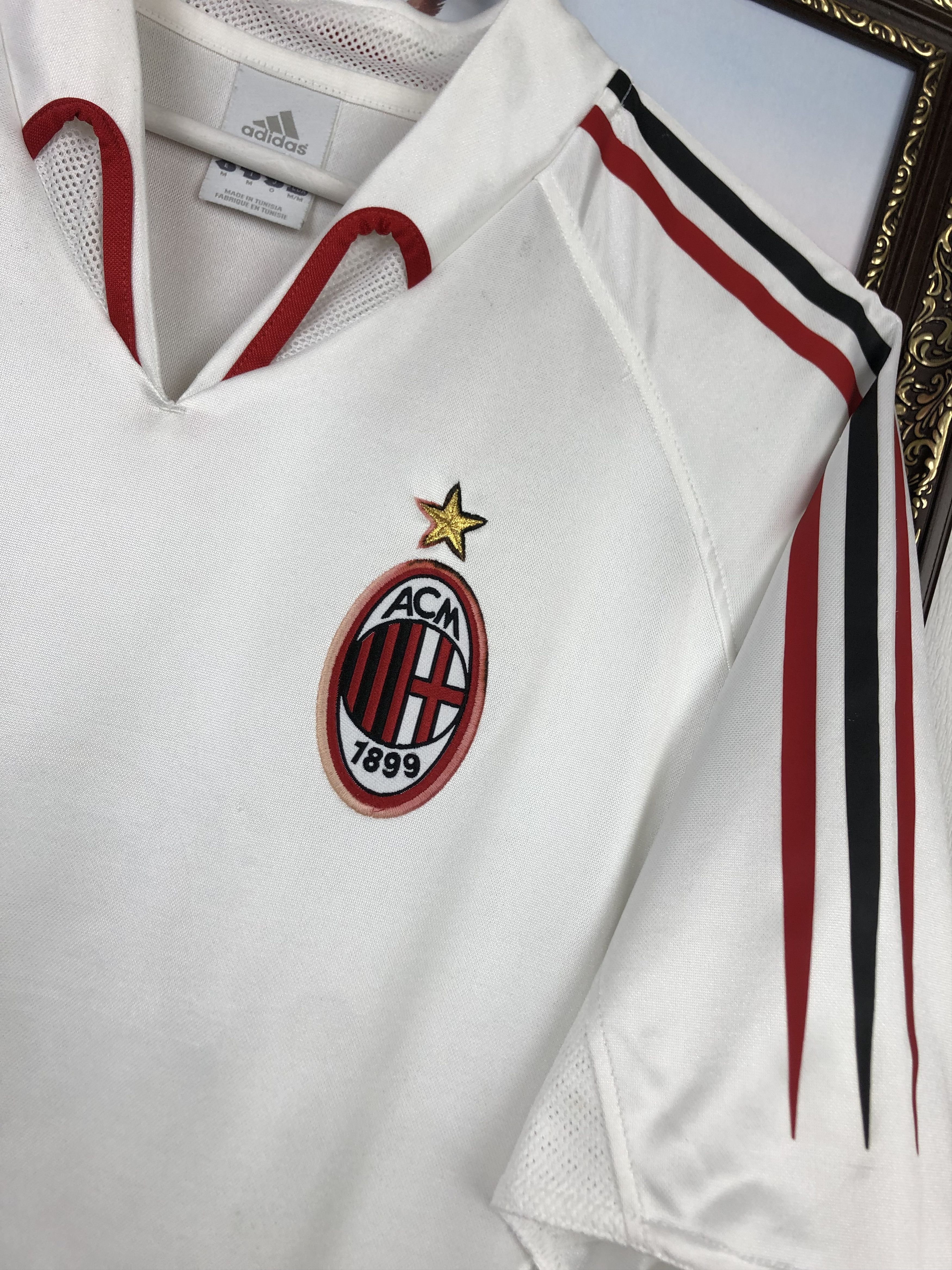 Adidas Milan football shirt 2004 Soccer Adidas Jersey Maglia Tee Size US M / EU 48-50 / 2 - 3 Thumbnail