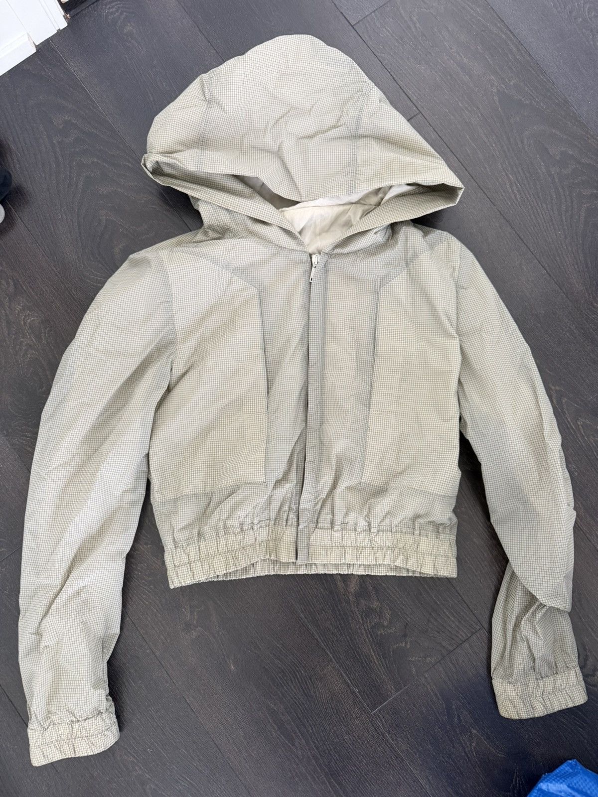 Rick Owens Rick owens ss23 EDFU Hooded jacket in Pearl Size US M / EU 48-50 / 2 - 1 Thumbnail