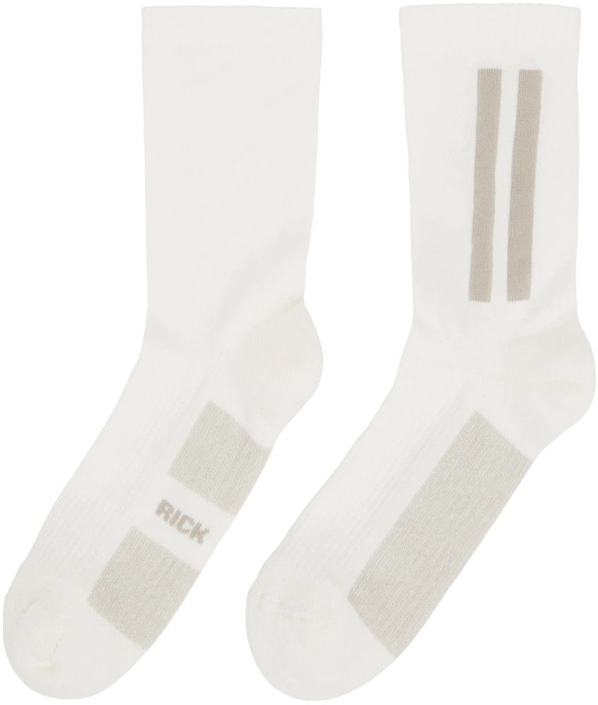 Rick Owens o1y0325 Size : 4-6 US / Logo Socks in White Size ONE SIZE - 2 Thumbnail