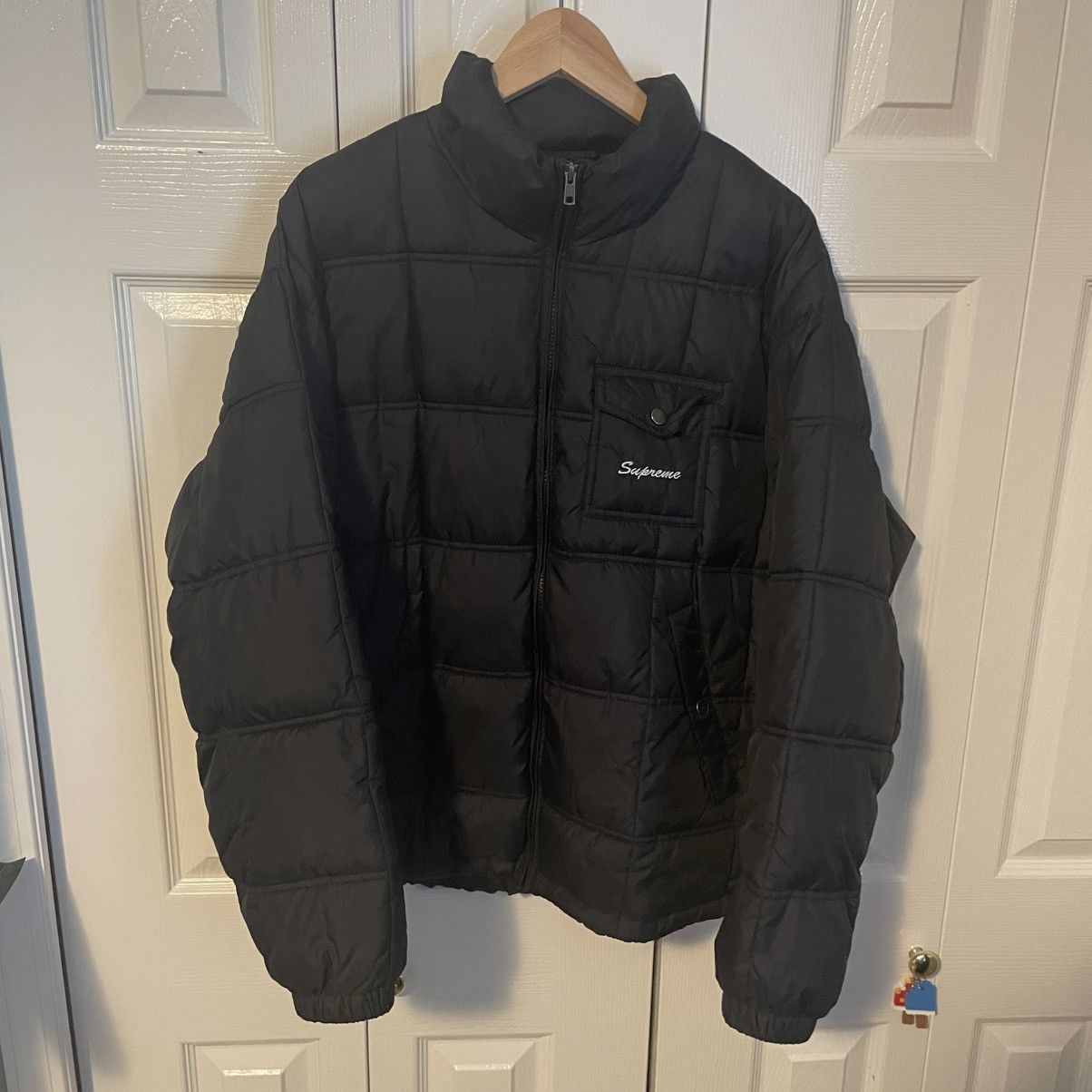 Supreme SS21 Supreme Iggy Pop Puffer Jacket Black Size Medium Size US M / EU 48-50 / 2 - 2 Thumbnail