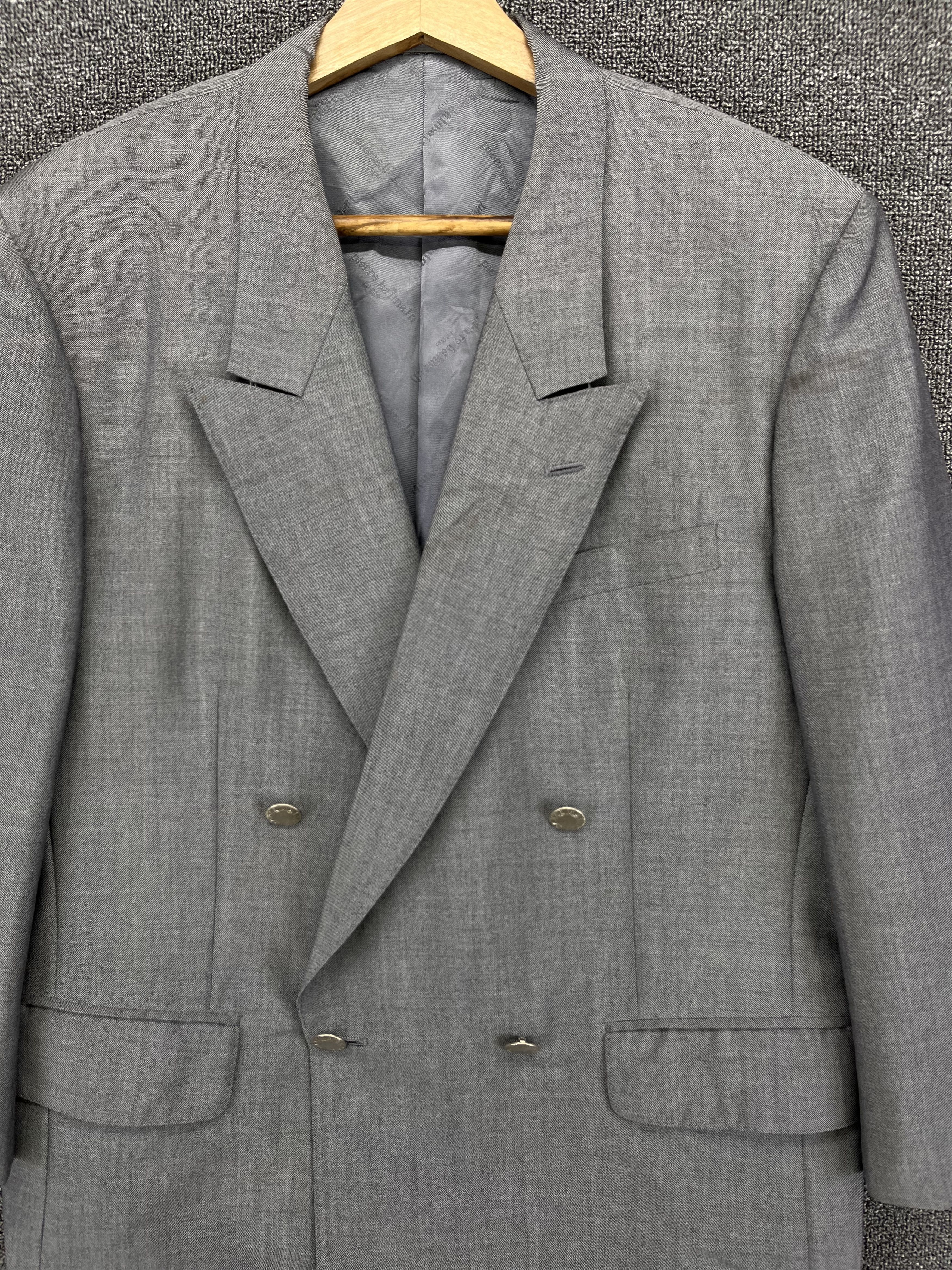 Balmain Vintage Pierre Balmain Luxury Wool Blazer Coat Jacket Size US M / EU 48-50 / 2 - 4 Thumbnail