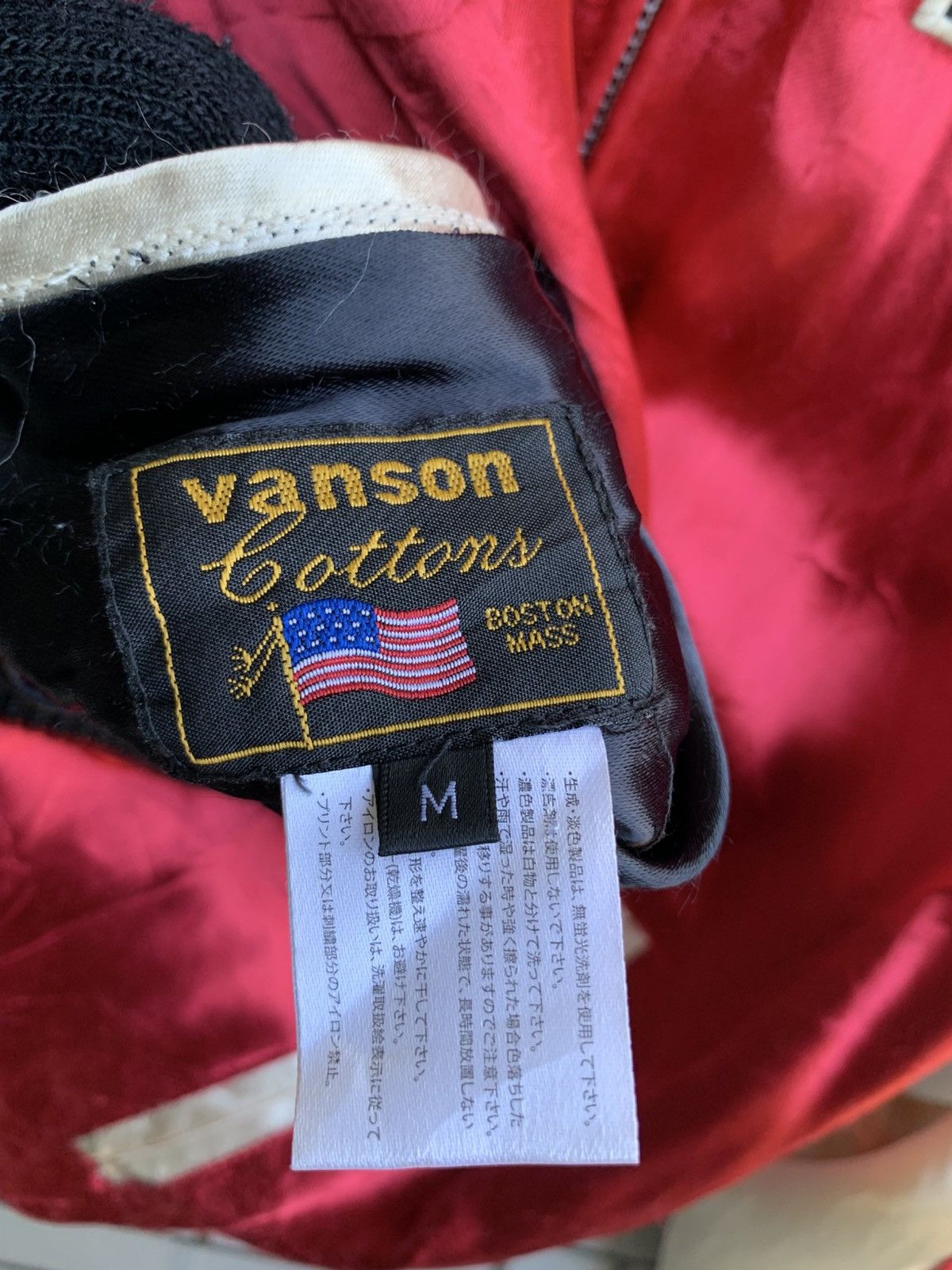 Japanese Brand Vintage Sukajan Vanson Leathers Reversible Jacket Size US M / EU 48-50 / 2 - 18 Thumbnail