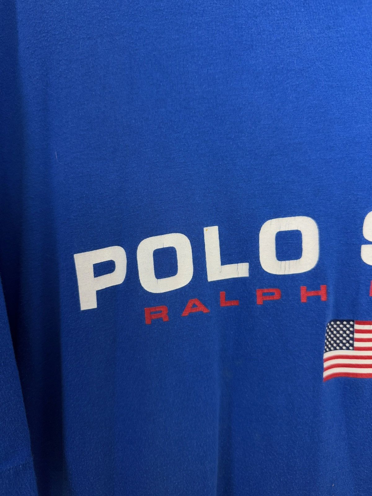 Polo Ralph Lauren × Ralph Lauren Polo Sport Ralph Lauren Big Logo T-Shirt Size US XXL / EU 58 / 5 - 4 Thumbnail