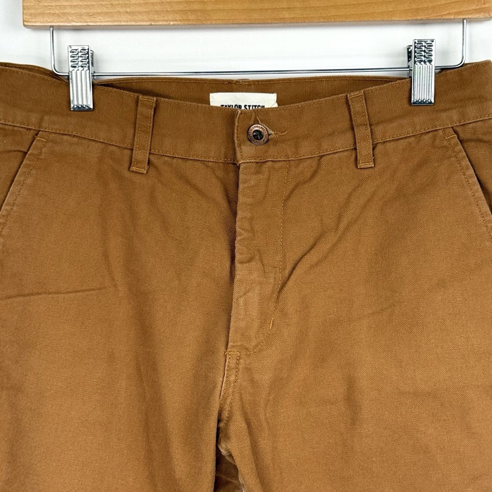 Taylor Stitch Taylor Stitch Shorts Mens 30 100% Cotton Canvas Brown 8” Inseam Size US 30 / EU 46 - 2 Thumbnail
