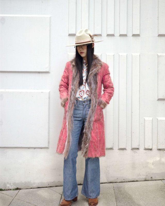 Other Vintage Reversible Patchwork Fur and Leather Patchwork Coat Size M / US 6-8 / IT 42-44 - 10 Thumbnail