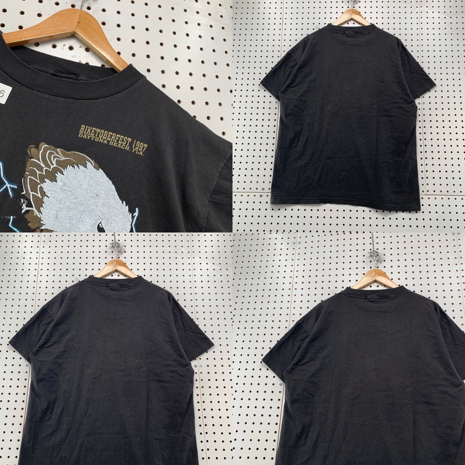 Vintage VINTAGE Fashion Victim Shirt Mens XL Black 1997 Biketoberfest Daytona Bike Week Grunge Graphic Tee 90s USA Size US XL / EU 56 / 4 - 9 Thumbnail
