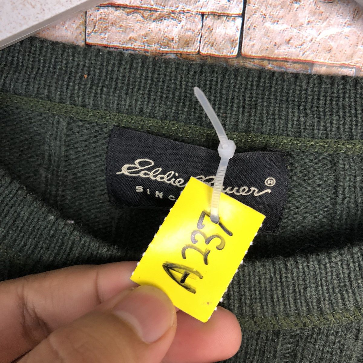Eddie Bauer Eddie Bauer sleeve pocket Green Knitwear #A237 Size US M / EU 48-50 / 2 - 11 Thumbnail