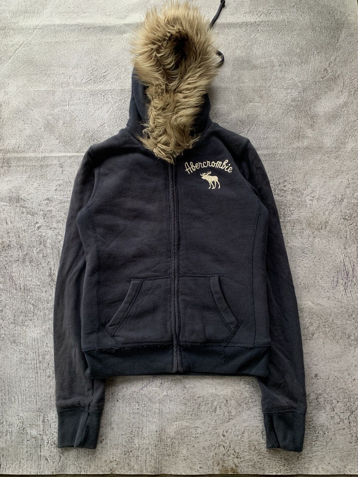 Japanese Brand Abrecombie zip fur hoodie Size US M / EU 48-50 / 2 - 1 Thumbnail