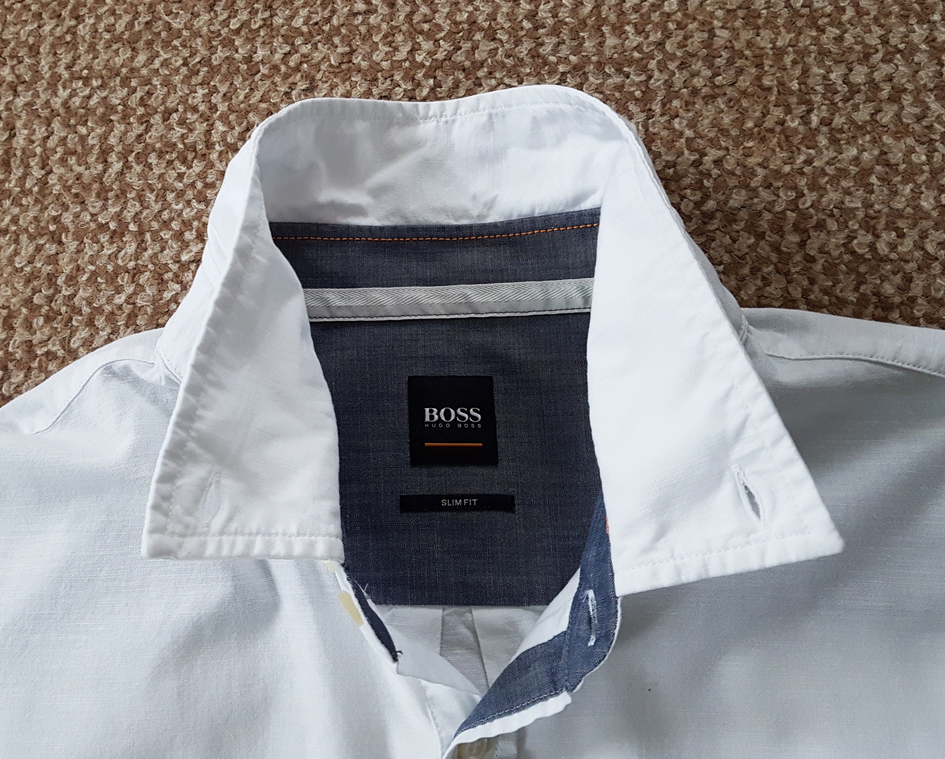 Hugo Boss Hugo Boss Button Down Cotton Long Sleeve White Shirt sz XXL Size US XXL / EU 58 / 5 - 7 Thumbnail