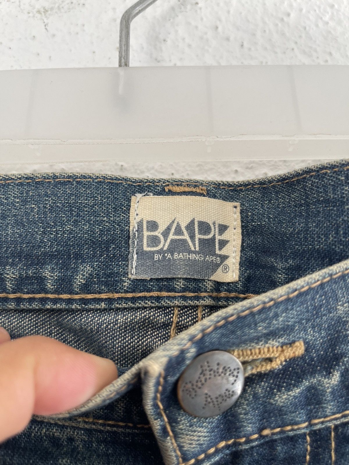 Bape OG Bape Bathing Ape ASNKA Patches Jeans Size 38 Size US 38 / EU 54 - 7 Thumbnail