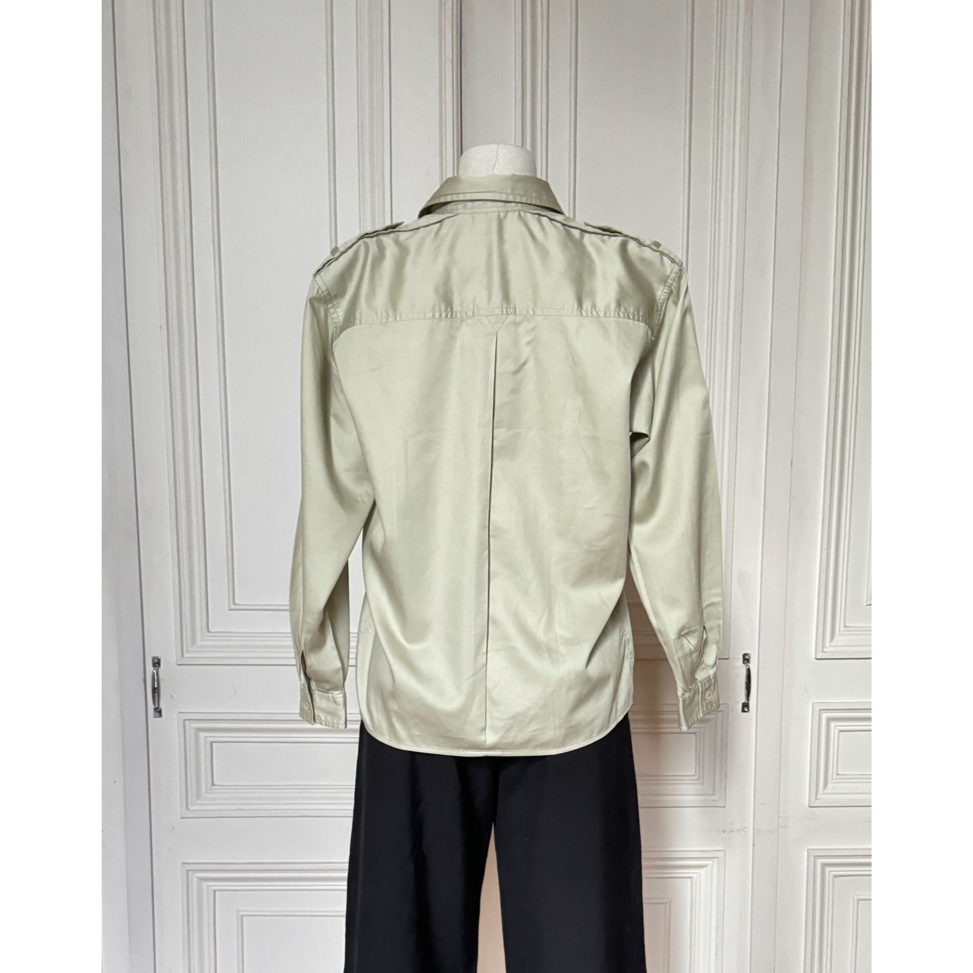 Yves Saint Laurent 1970s Military Shirt Size M / US 6-8 / IT 42-44 - 3 Thumbnail