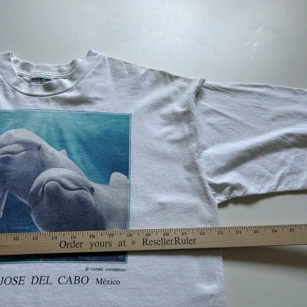 Vintage Vintage 90s Dolphin T Shirt XL Mexico Animal Art Graphic Tee Size US XL / EU 56 / 4 - 3 Thumbnail