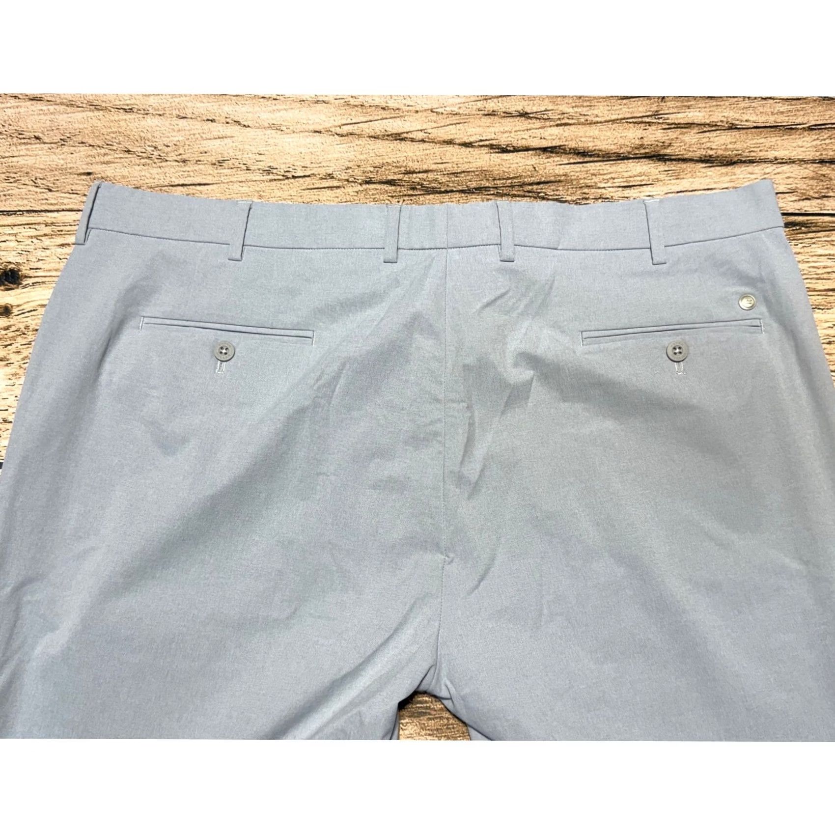Peter Millar Peter Millar Crown Crafted Trousers Mens 42/30 Gray Performance Golf Pants Size US 42 / EU 58 - 4 Thumbnail