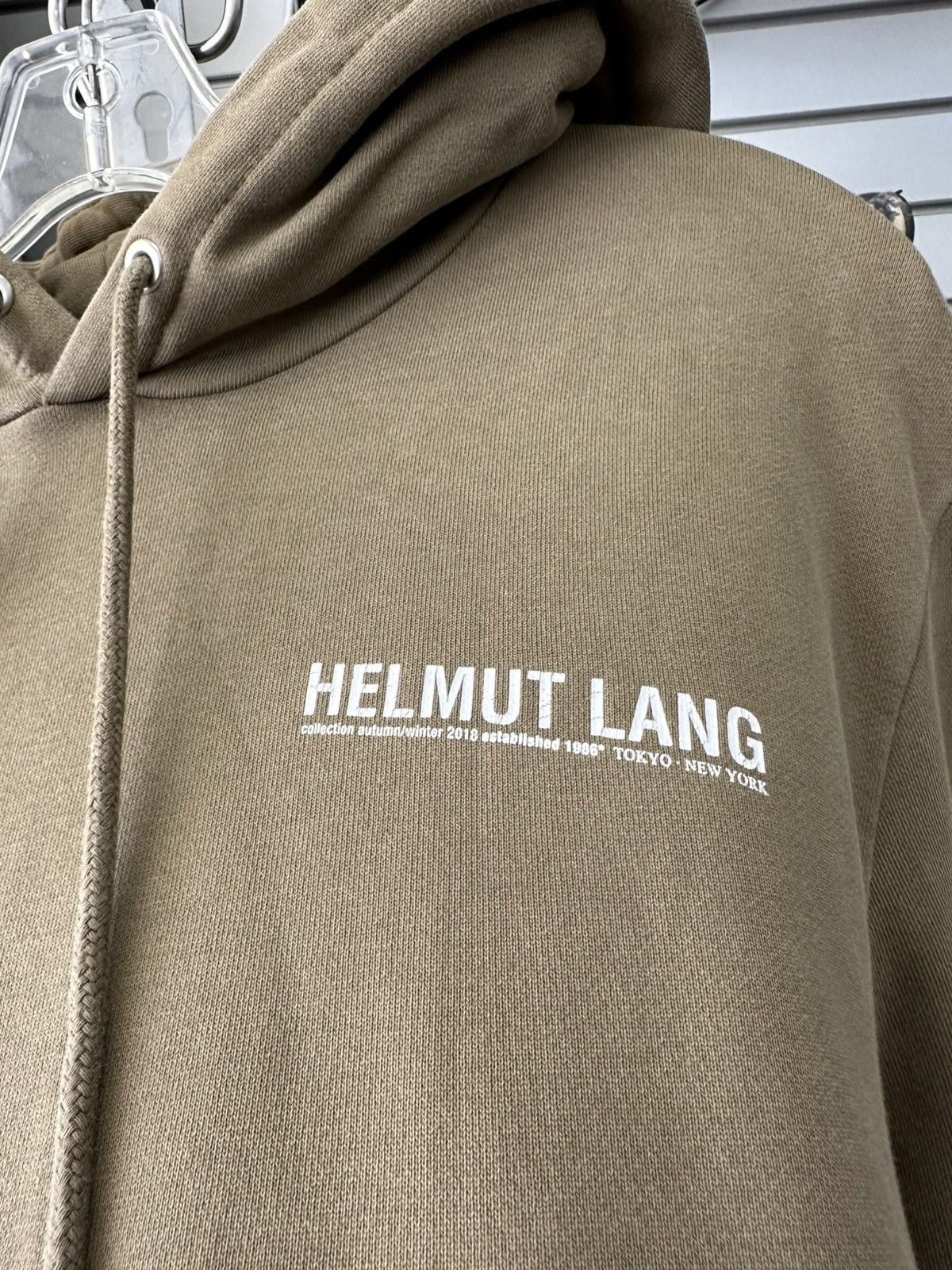 Helmut Lang HELMUT LANG LOGO HOODIE Size US XL / EU 56 / 4 - 5 Thumbnail