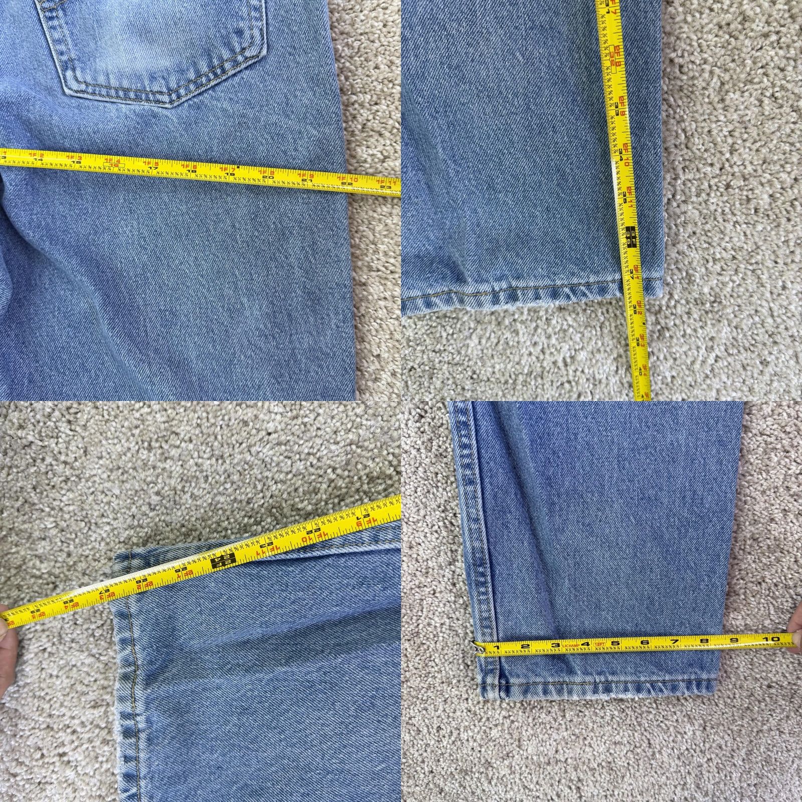 Lee Lee Regular Fit Jeans Mens 36x29 Medium Wash Blue Denim Straight Casual Size US 36 / EU 52 - 8 Thumbnail