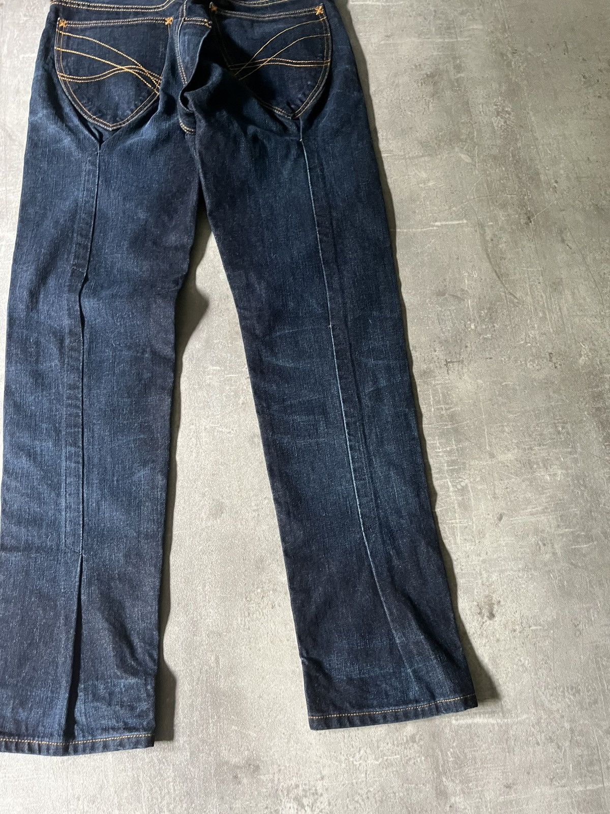 Lee × Vivienne Westwood Vivienne Westwood x Lee zipped crotch jeans navy rare Size US 30 / EU 46 - 15 Thumbnail