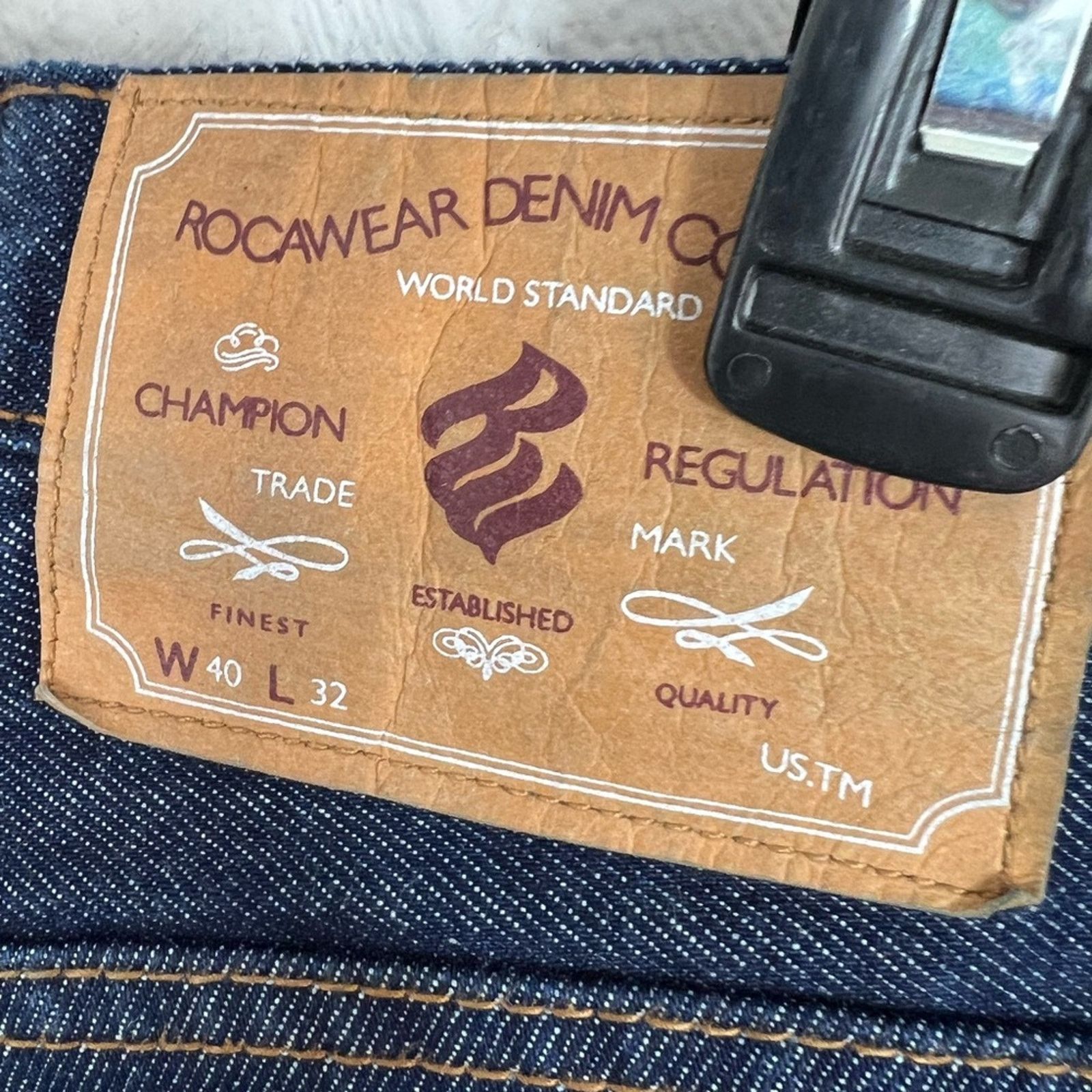 Rocawear Rocawear Men's Size 40 x 32 Jeans J-9914 Champion CLEAN Size US 40 / EU 56 - 7 Thumbnail